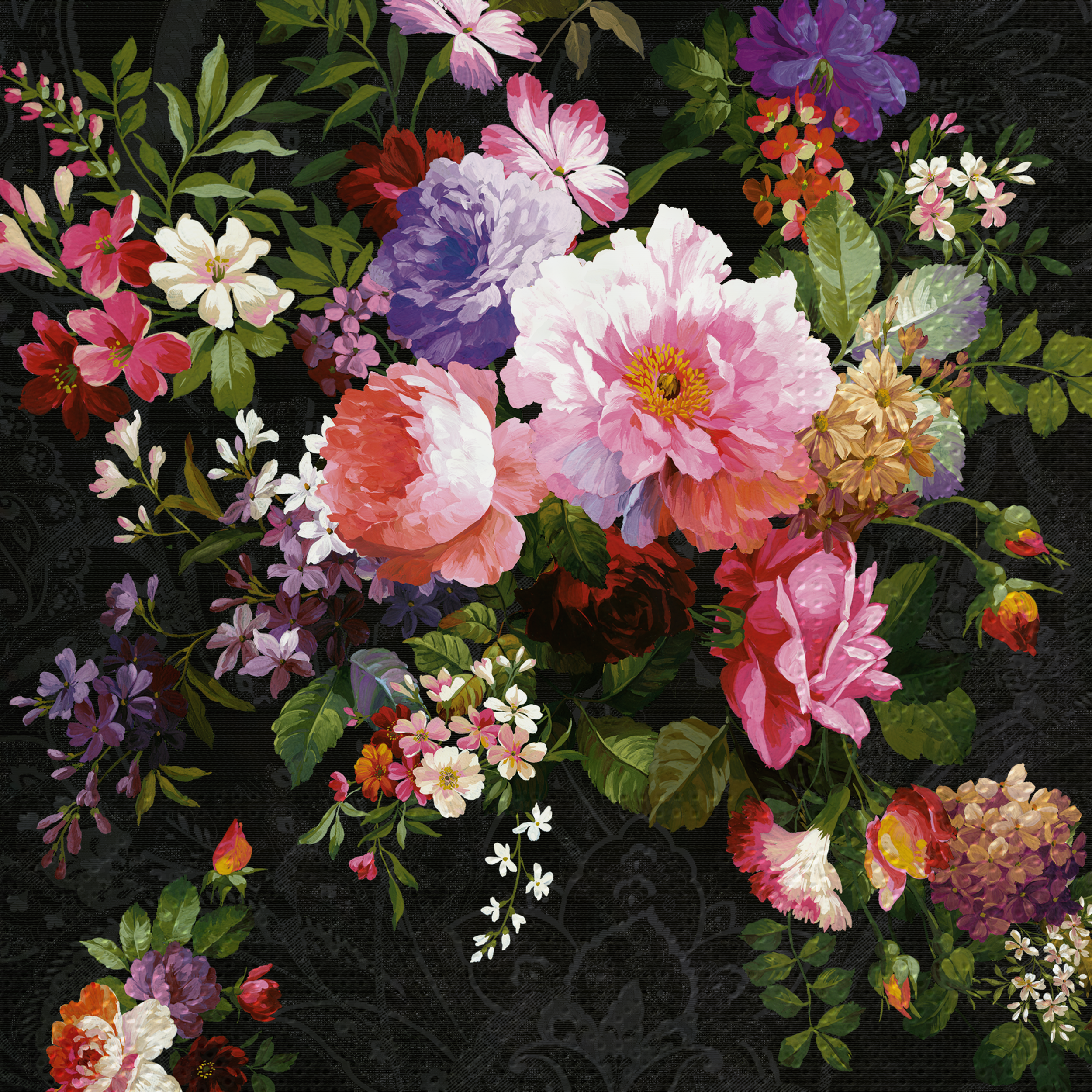 Serwetki Roses on velvet 33 x 33 cm 20 szt.
