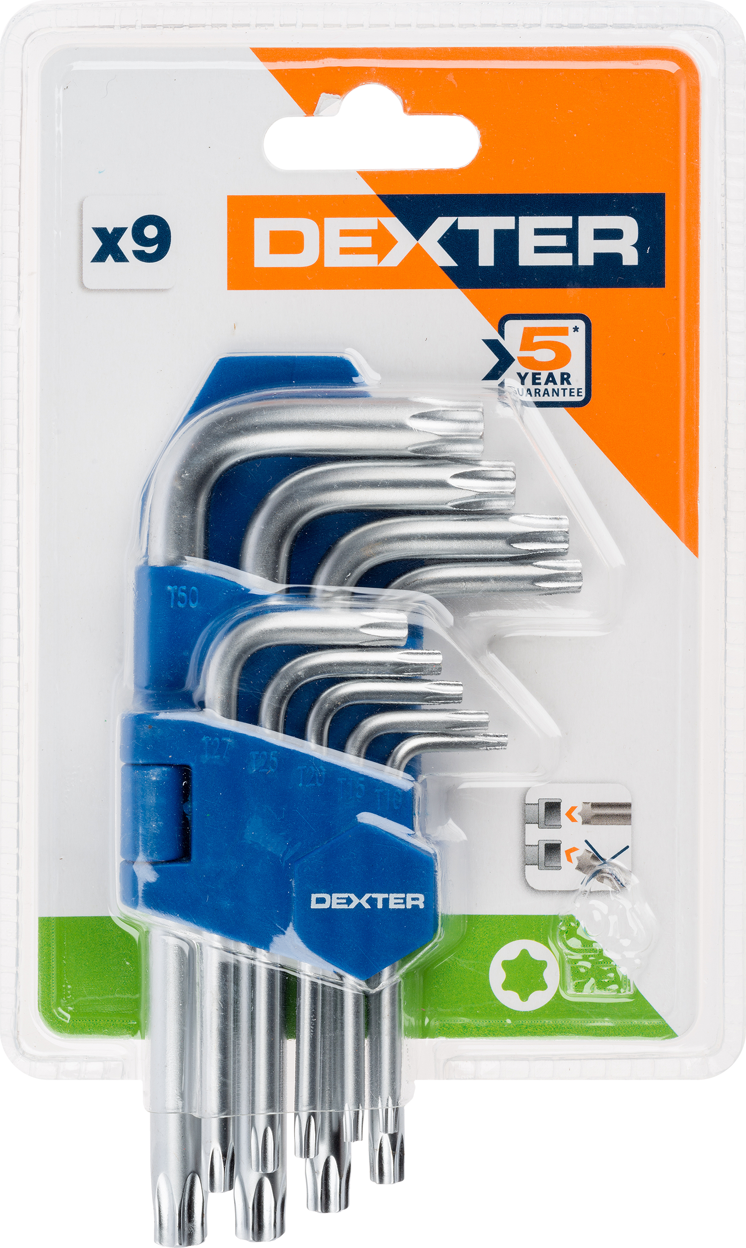 Zestaw kluczy imbusowych T 10-50 Dexter - 2