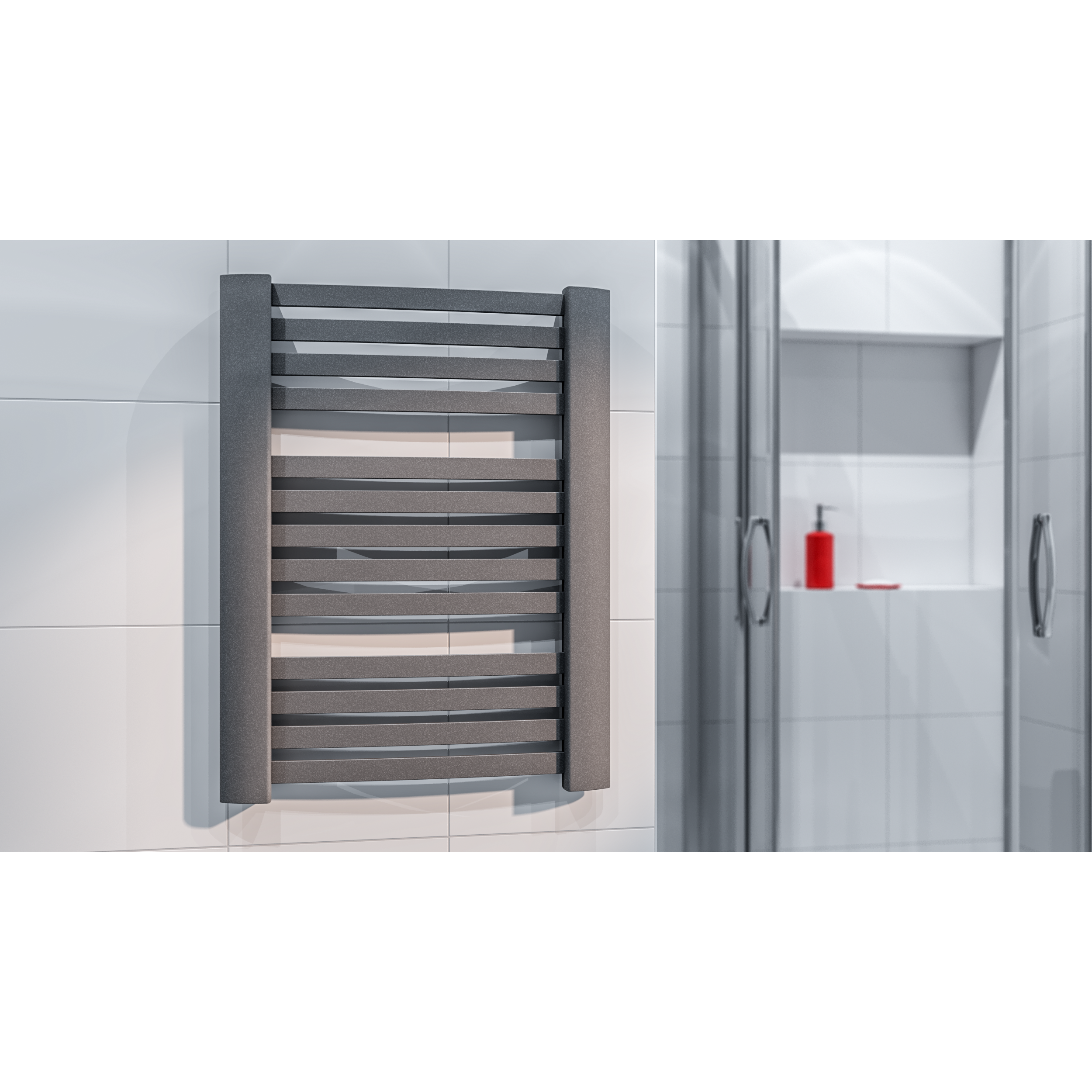Grzejnik LUXUS 102.5x48 cm Grafit D 434W Roz 40cm 7 Bar EQUATION - 2