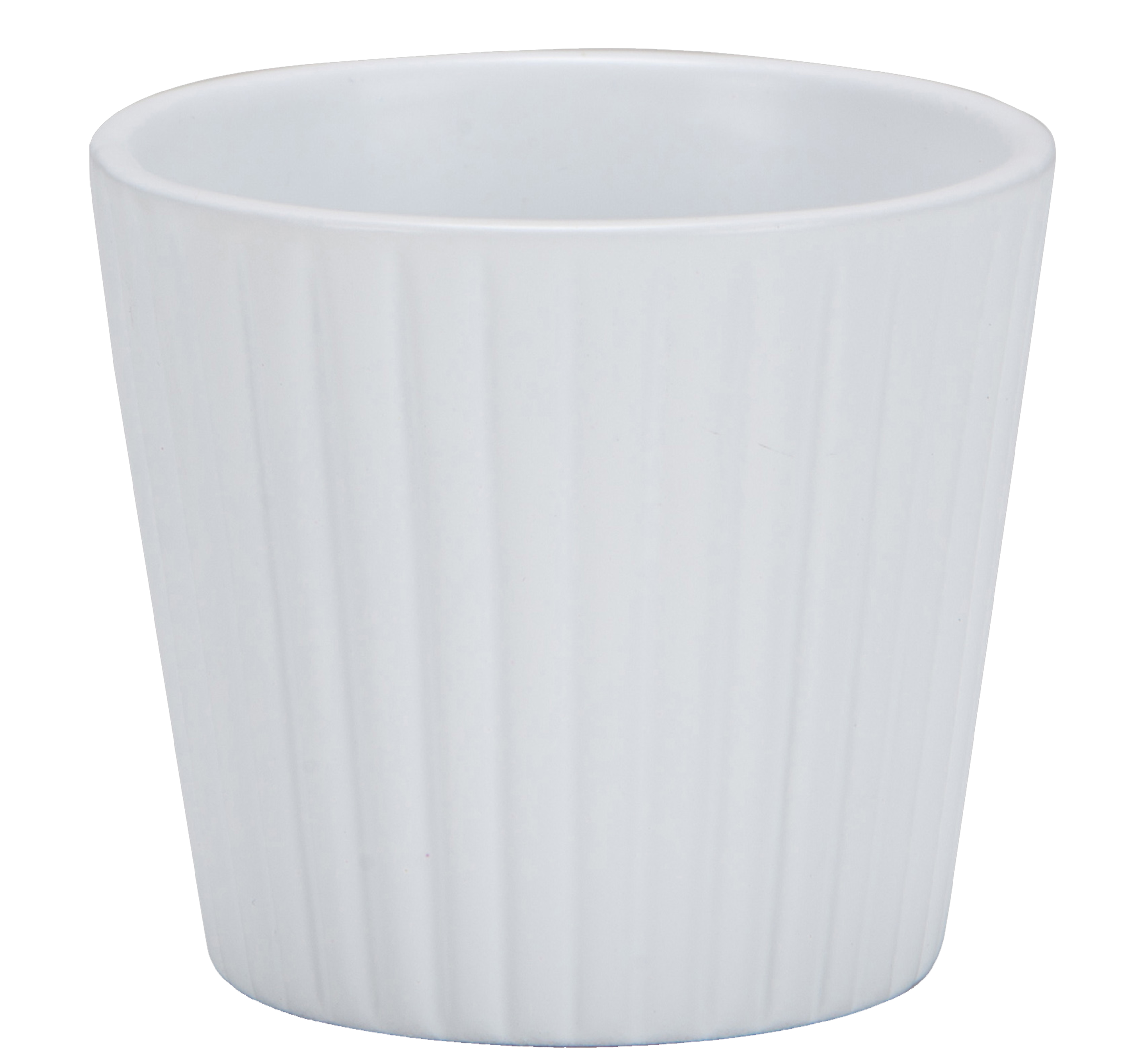 Maceta redonda de arcilla SCHEURICH ø 9.1 cm y 8 cm altura blanco - 6