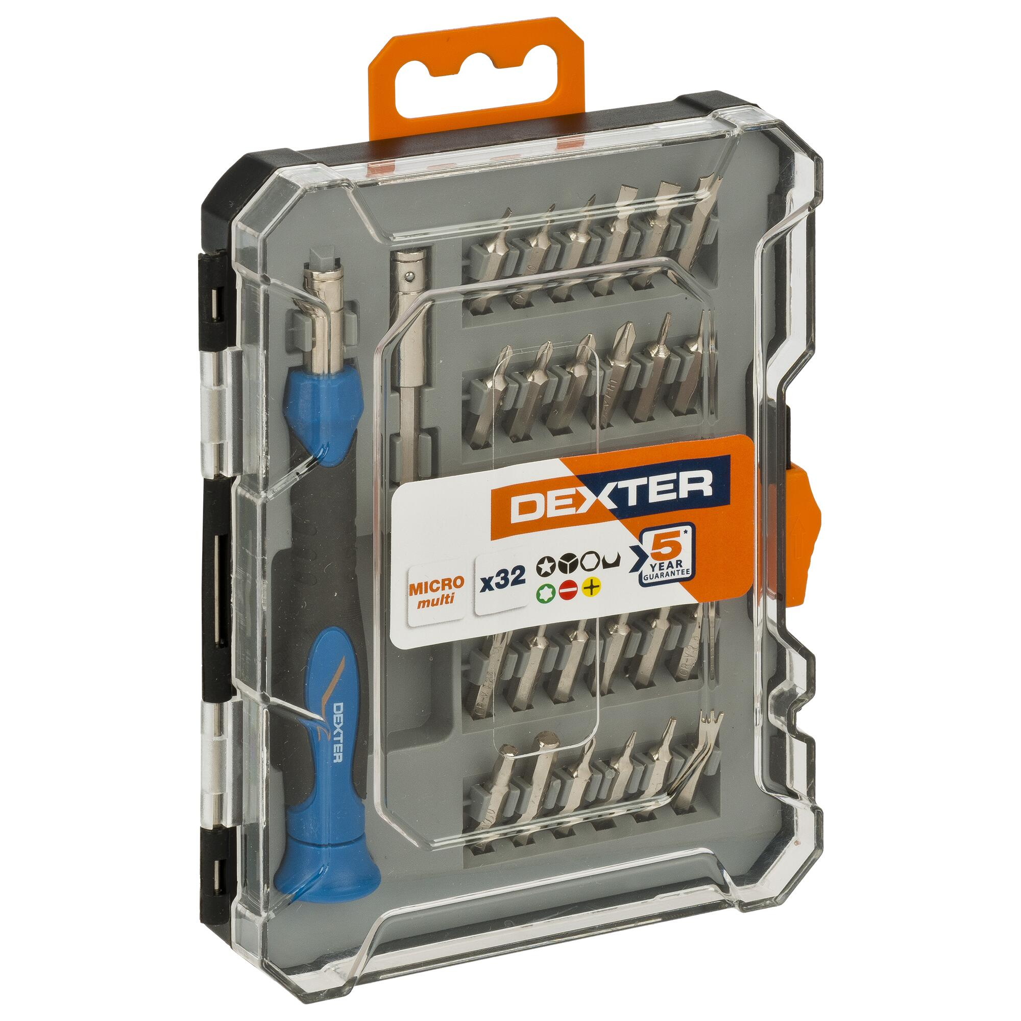 Maletín 32 piezas de atornillado DEXTER de acero - 10