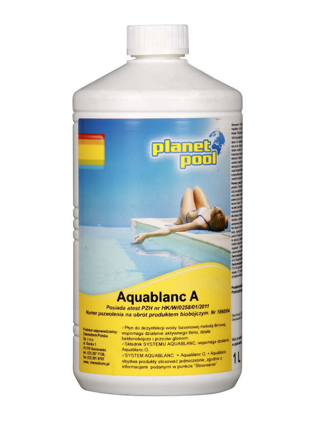 Aktywny tlen na glony Aquablanc 1l Planet pool