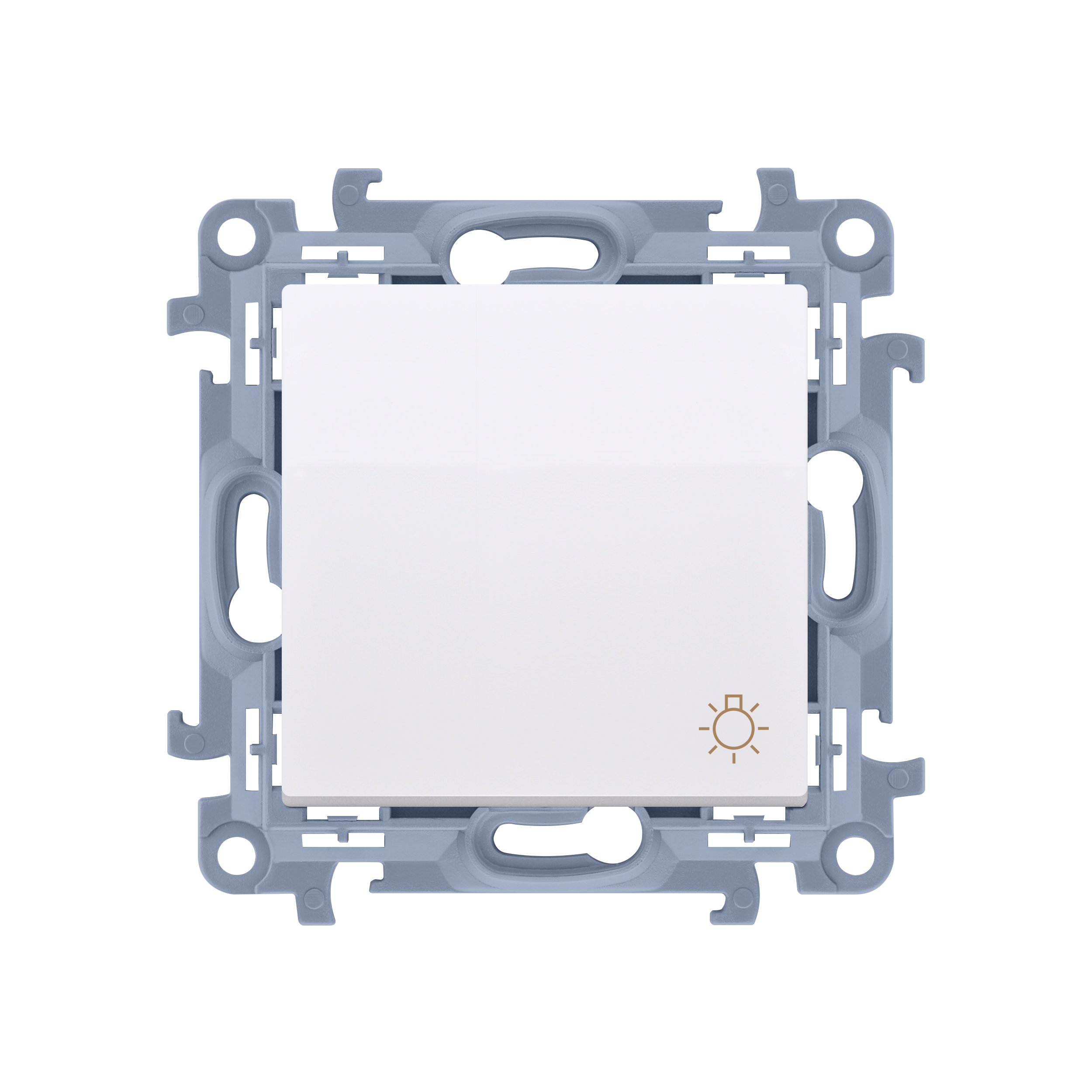 Przycisk światło SIMON 10 Biały SIMON - Leroy Merlin