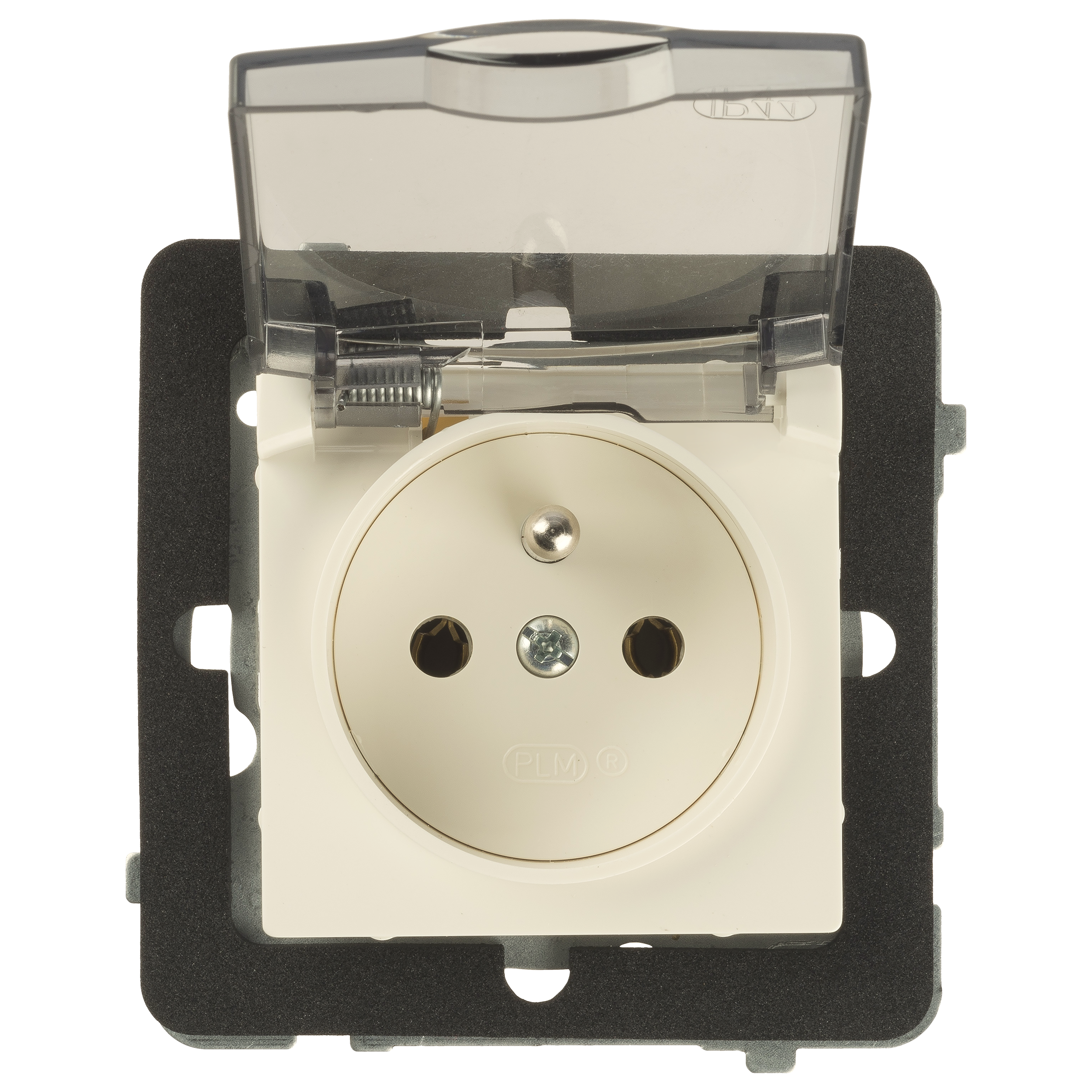 Gniazdo pojedyncze IP44 ROSA Kremowy POLMARK - 4