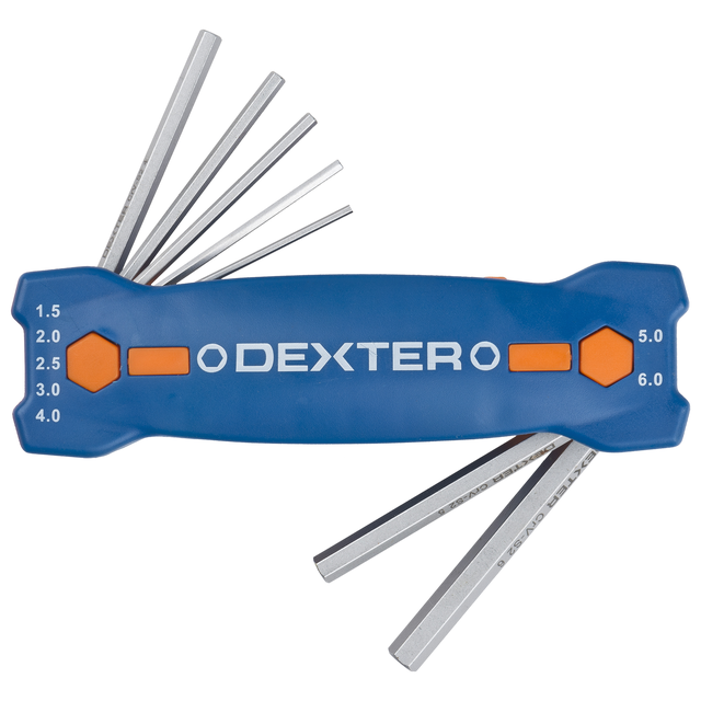 Zestaw kluczy imbusowych Hex 1.5 - 6 mm 7 szt. Dexter