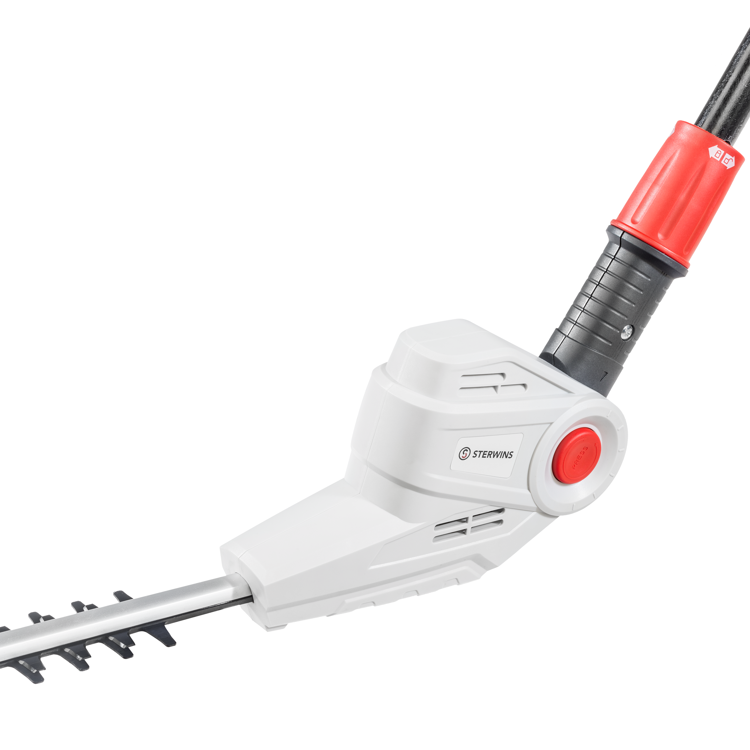 Tagliasiepi ad asta elettrico brushless in acciaio STERWINS ETH 2-50.3 2 lame da 50 cm 500 W con guaina protettiva - 8