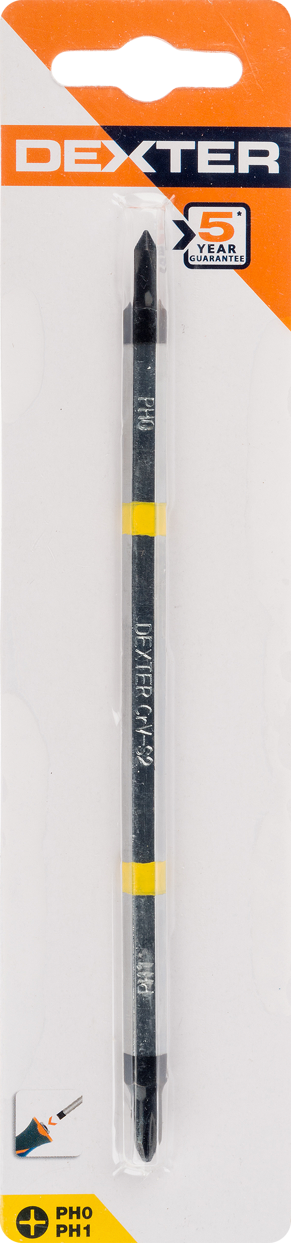Grot wkrętaka PH0 / PH1 155 mm Dexter - 2
