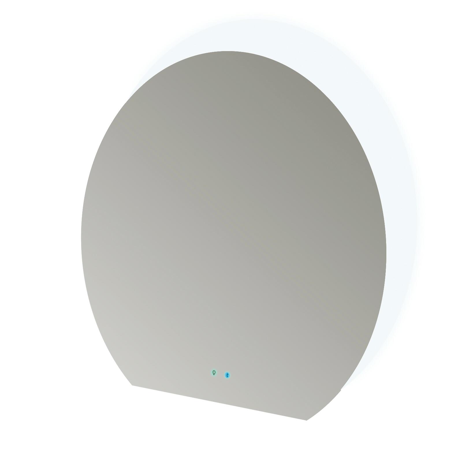 Specchio con illuminazione integrata bagno ovale BADEN HAUS L 109 x H 100 x P 3 cm trasparente - 3