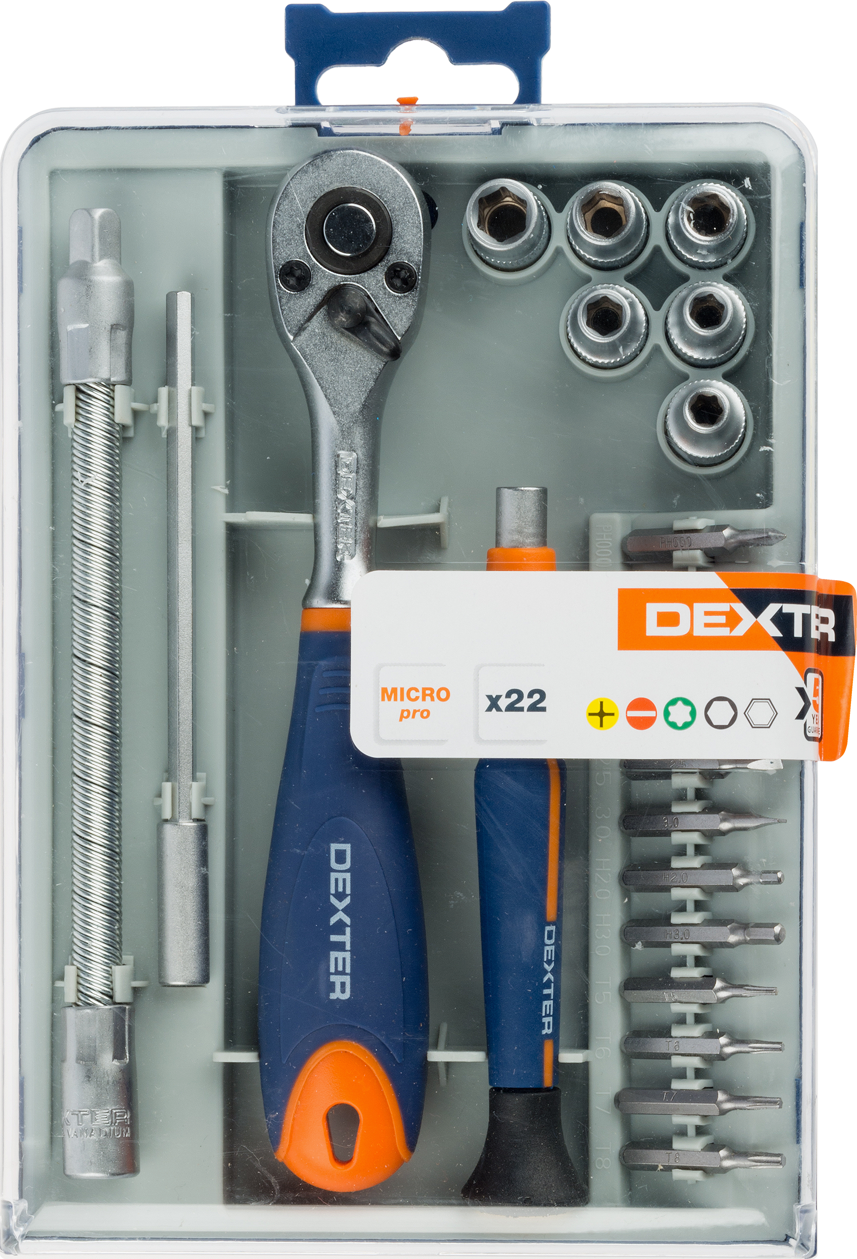 Set di avvitamento DEXTER 22 pezzi - 2