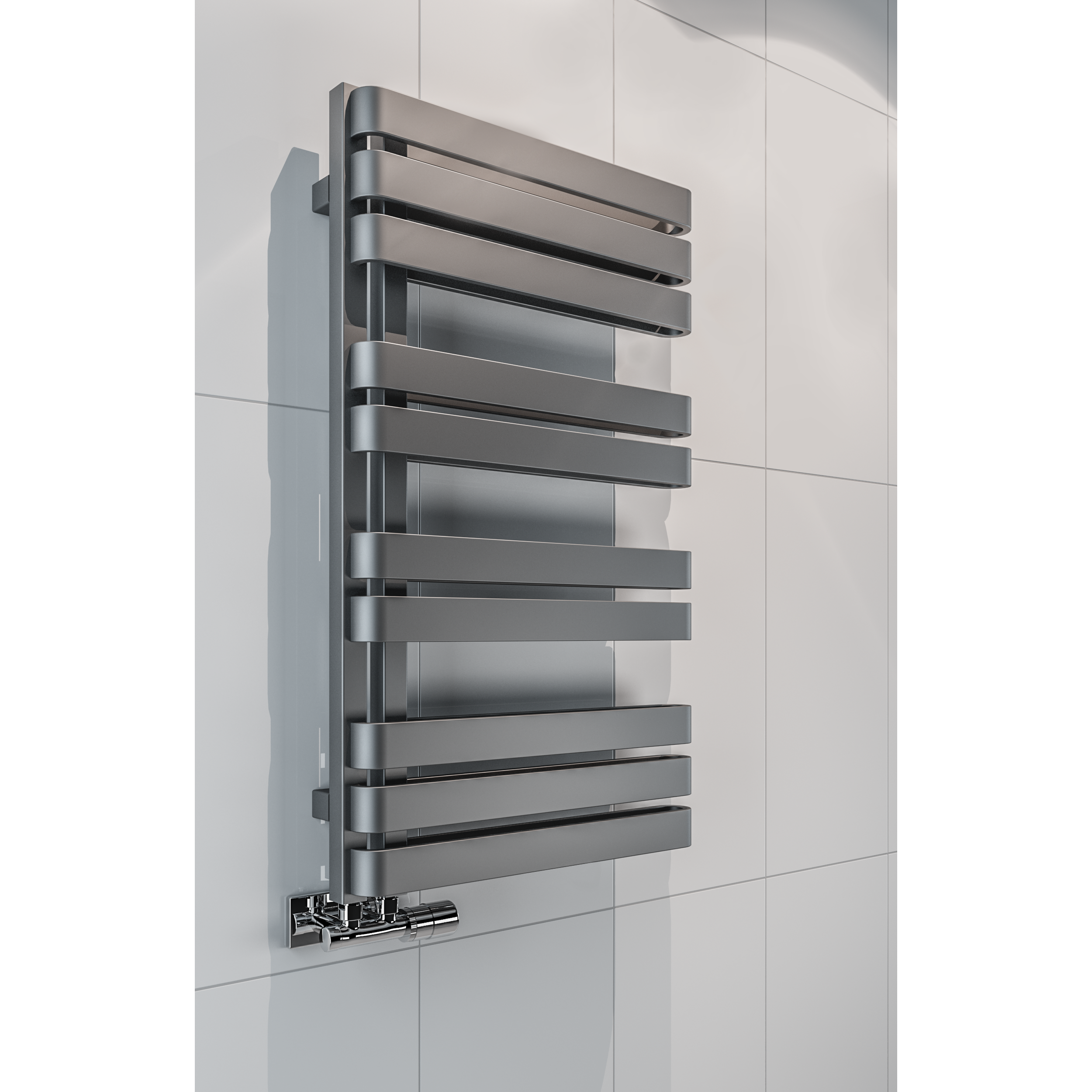 Grzejnik WARP S 85x50 cm Biały D 585W Roz 5cm 6 Bar TERMA - 10