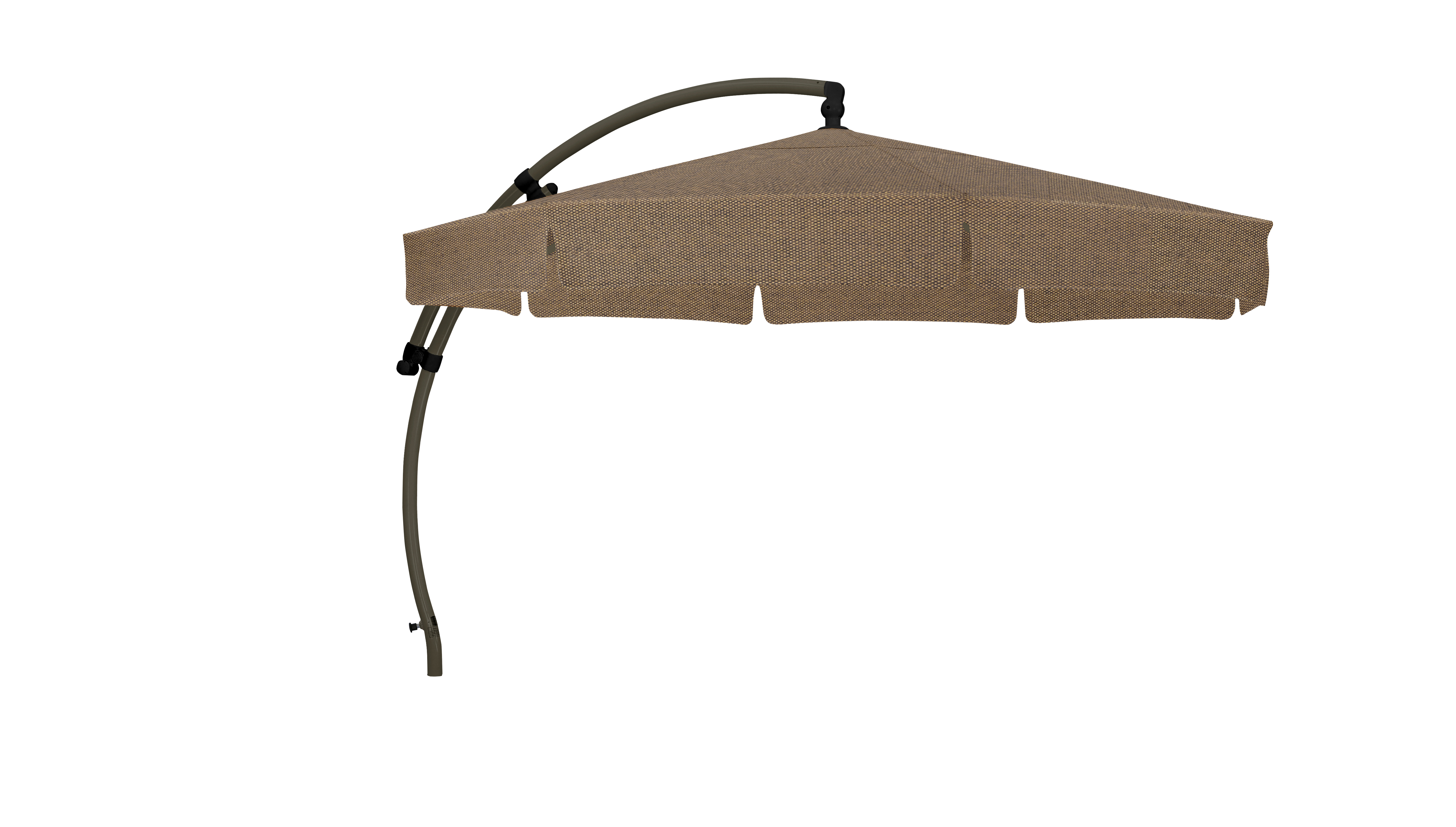 Parasol ogrodowy okrągły Easy Sun 350x305 cm beżowy Sun Garden