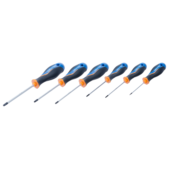 Juego de 6 destornilladores Torx DEXTER TT10, TT15, TT20, TT25, TT30