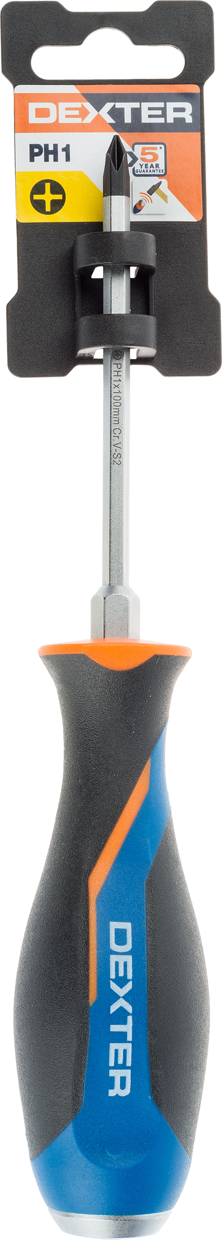 Wkrętak PH 1 x 100 mm Dexter - 3
