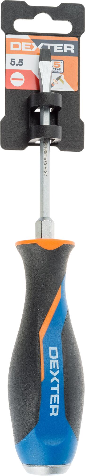 Destornillador de impacto DEXTER PL 5.5 x L. 100mm - 4