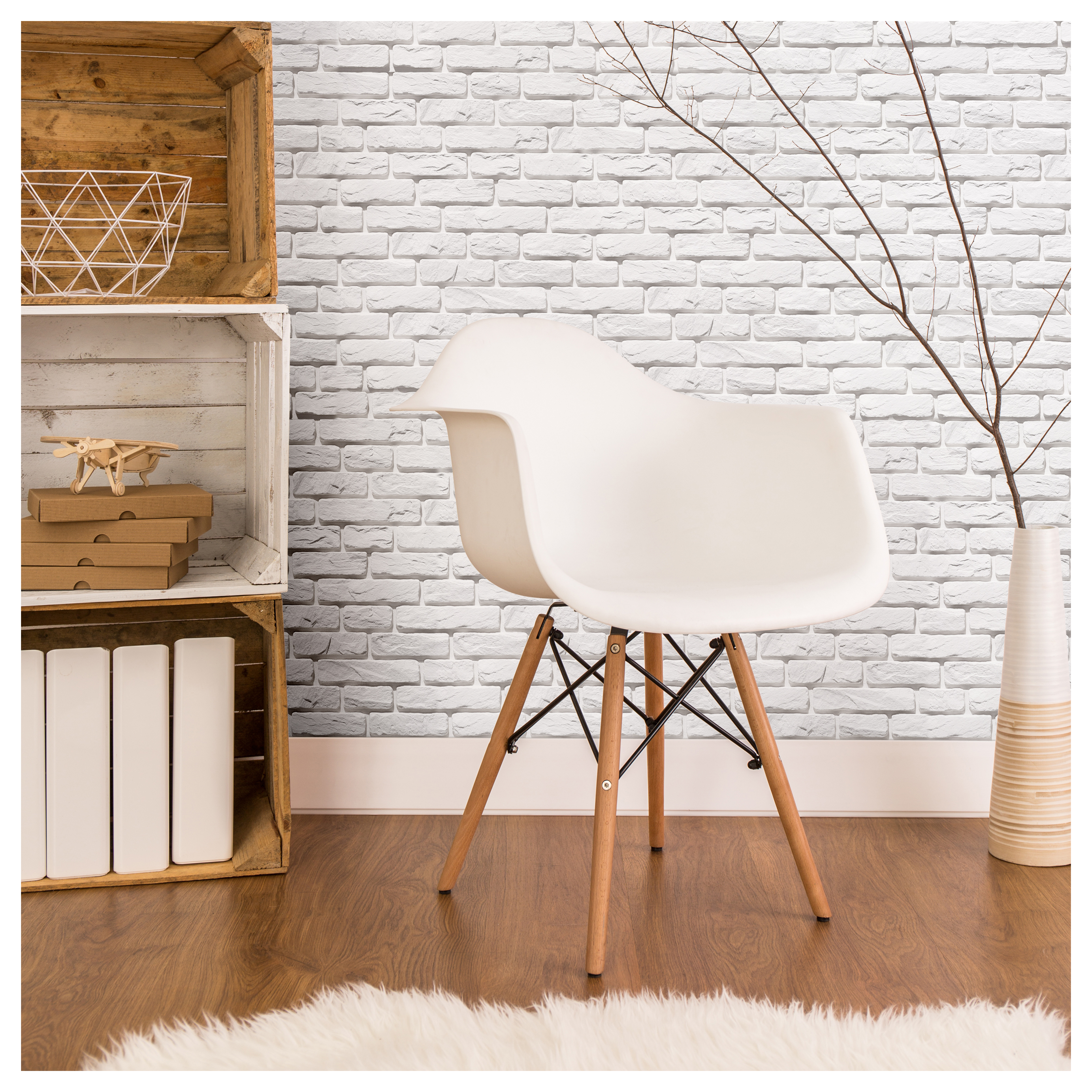 Kamień dekoracyjny gipsowy Harvard Biały 0.44 m2 Max-Stone - 7