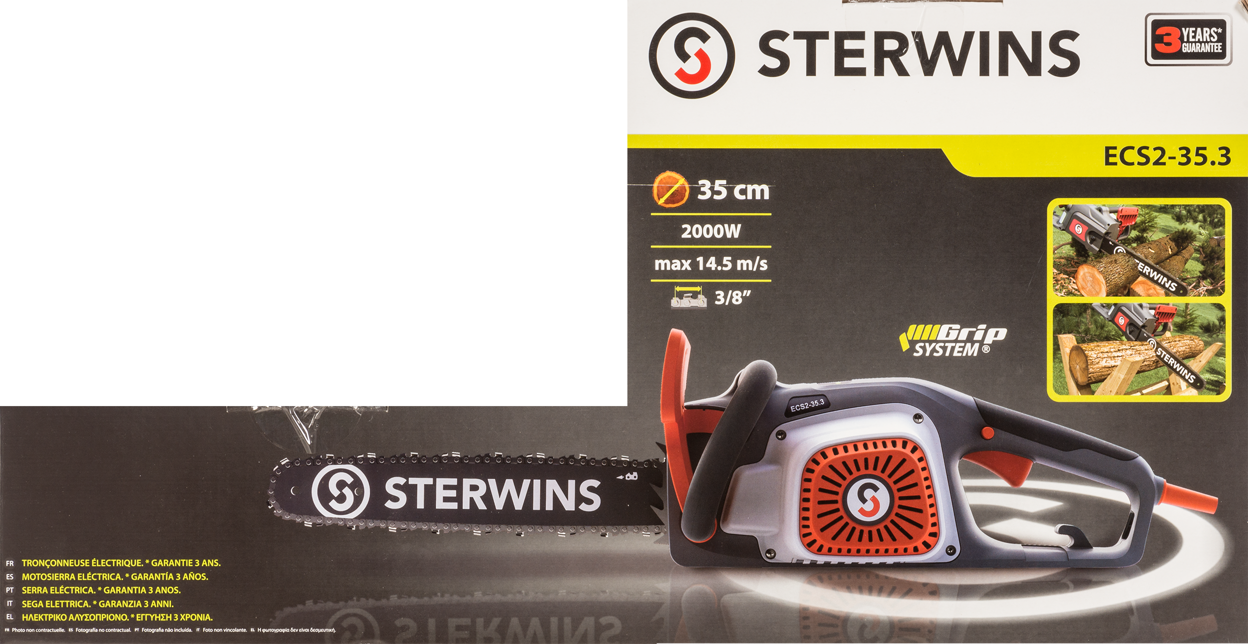 Elettrosega STERWINS ECS2, 2000 W barra da 35 cm - 15