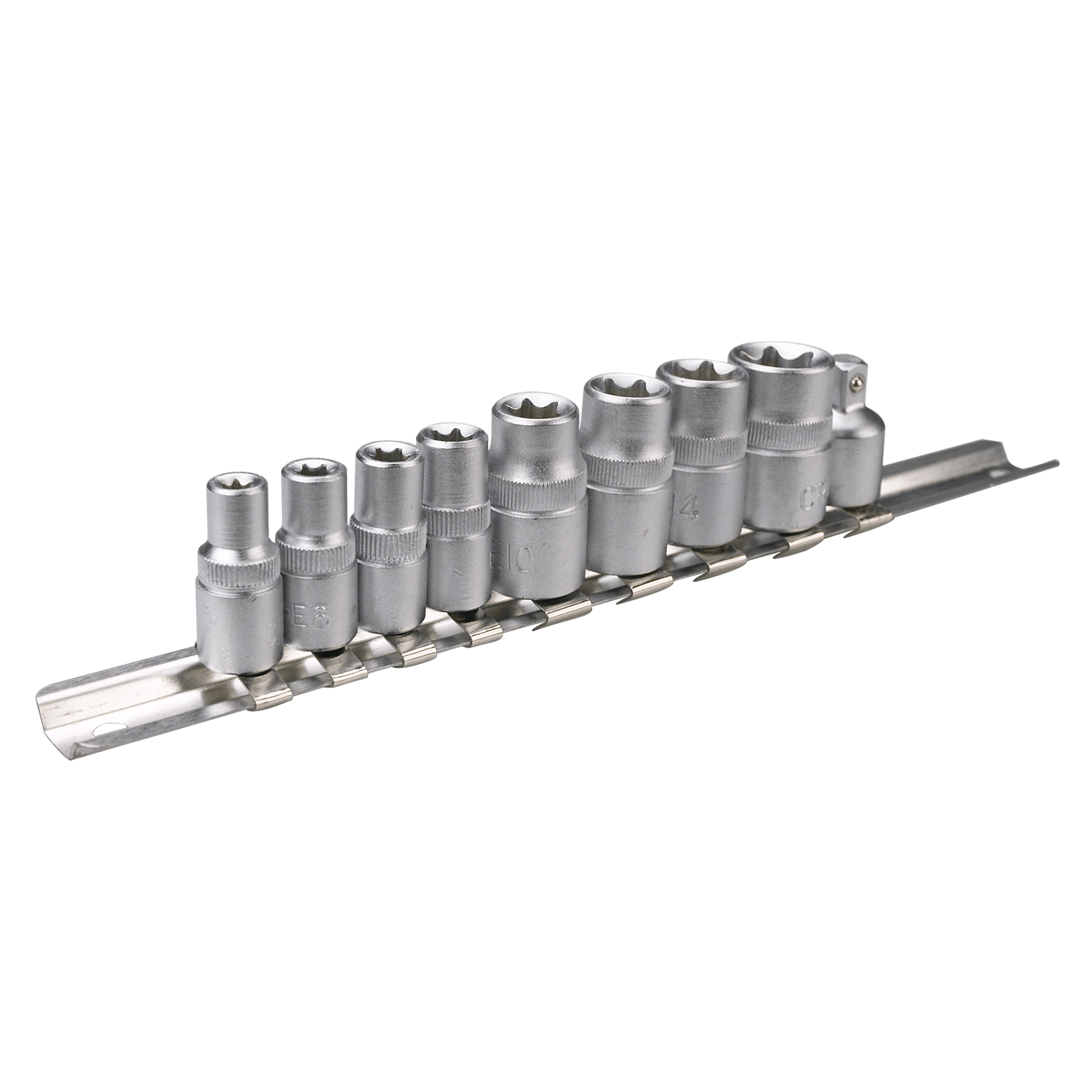 Zestaw nasadek Torx 1/4" 3/8" 9D375 9 szt. Topex