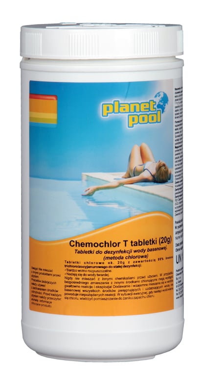 Tabletki chlorowe do basenu Chemochlor T 50szt. 20g 1kg Planet Pool