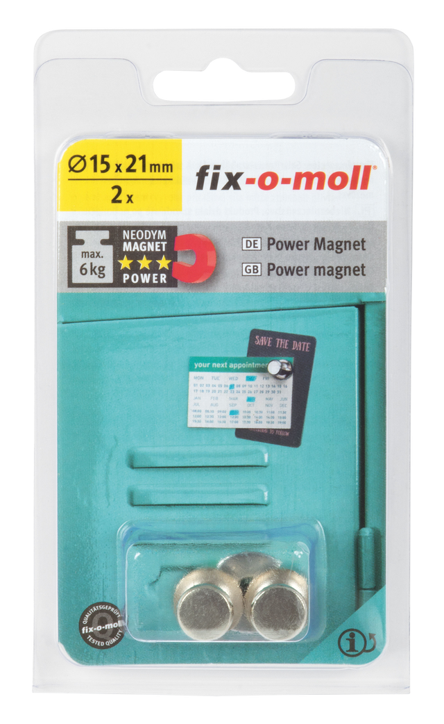Magnes 15 x 21 mm 3562821 2 szt. Fix-O-Moll