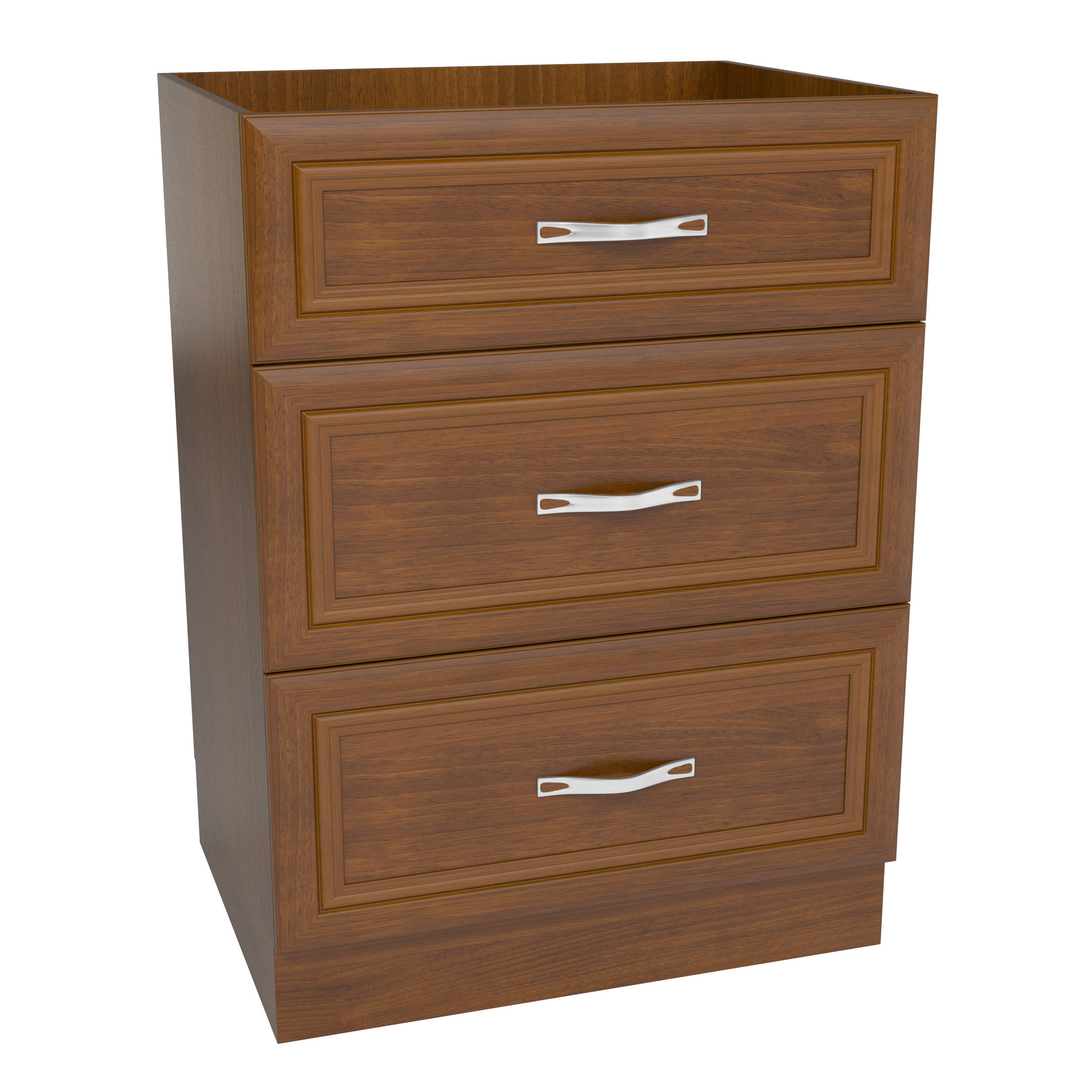 Szafka kuchenna stojąca 3 szuflady Sycylia 60 cm kolor orzech milano