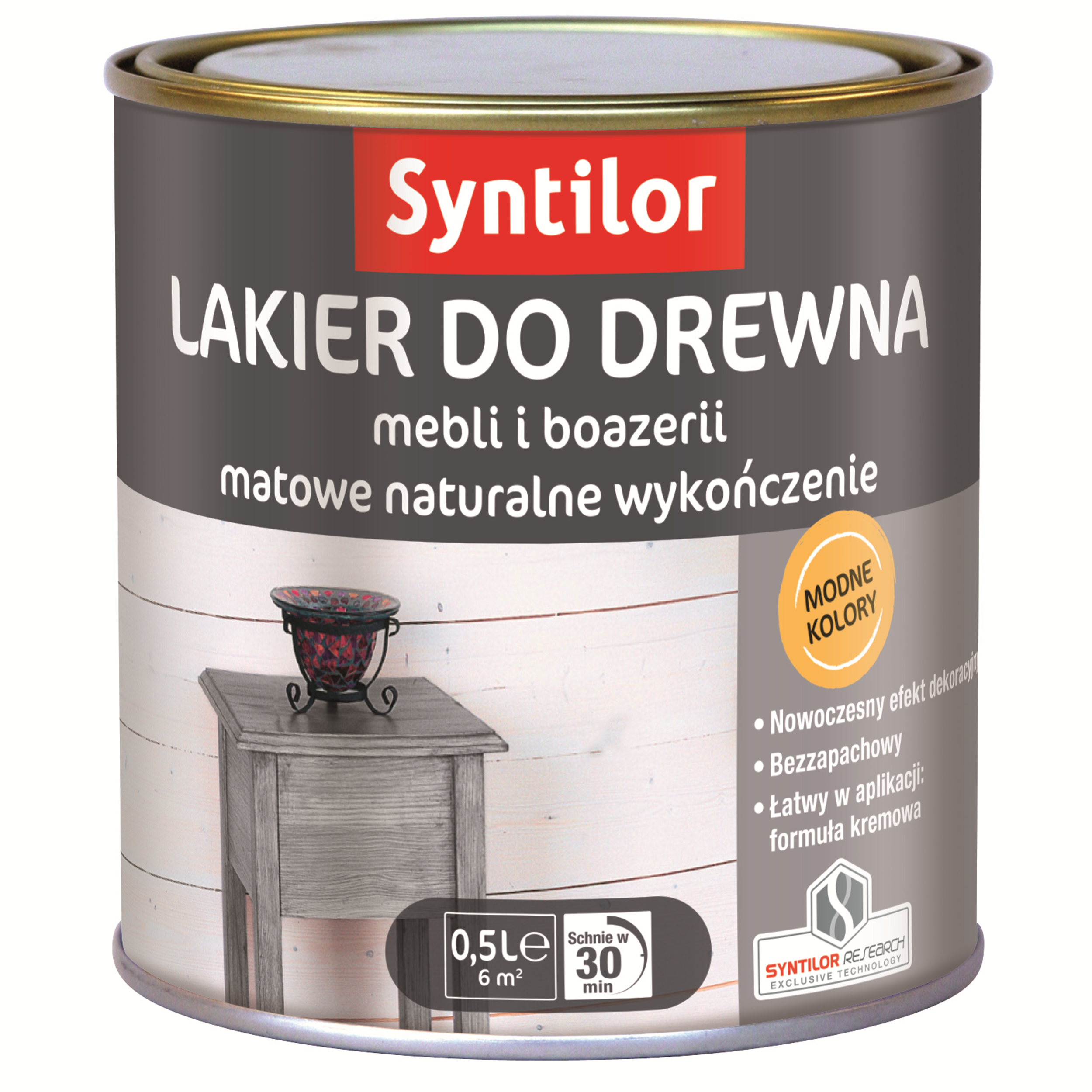 Lakiery do wnętrz AQUARETHANE 0.5 l Kremowy SYNTILOR
