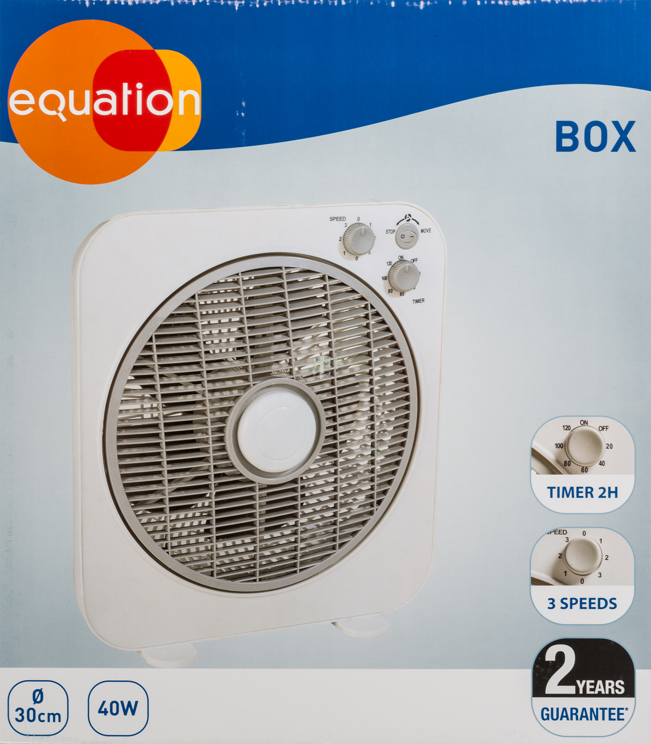 Ventoinha box fan EQUATION KTY-12 40W - 8
