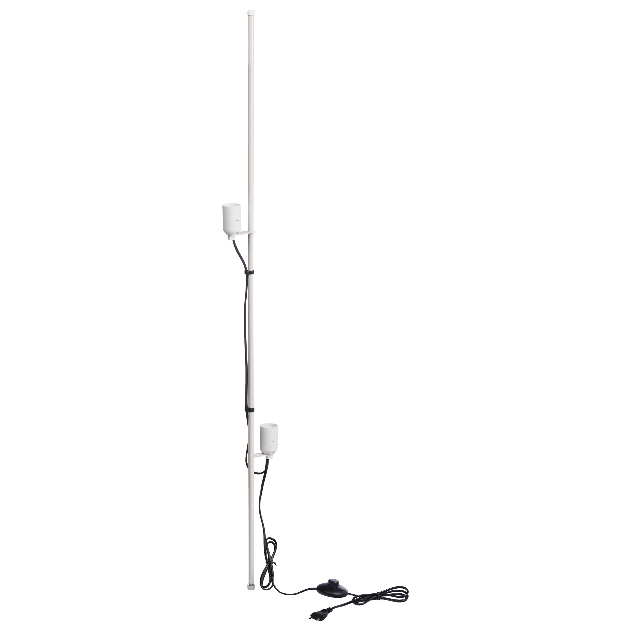 Podstawa lampy podłogowej Anjo biała E27 130 cm