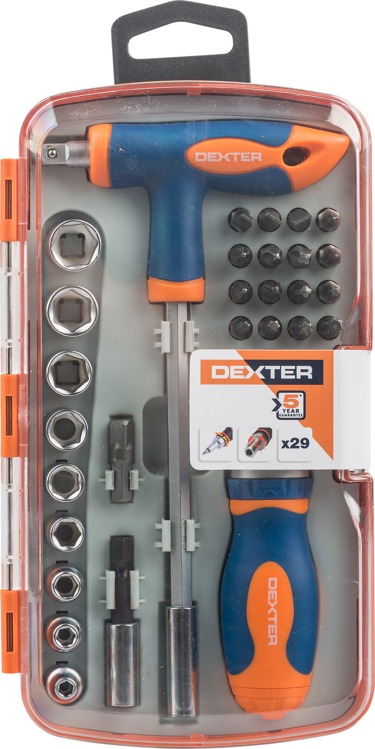 Zestaw wkrętak z końcówkami 29 szt. Dexter - 3