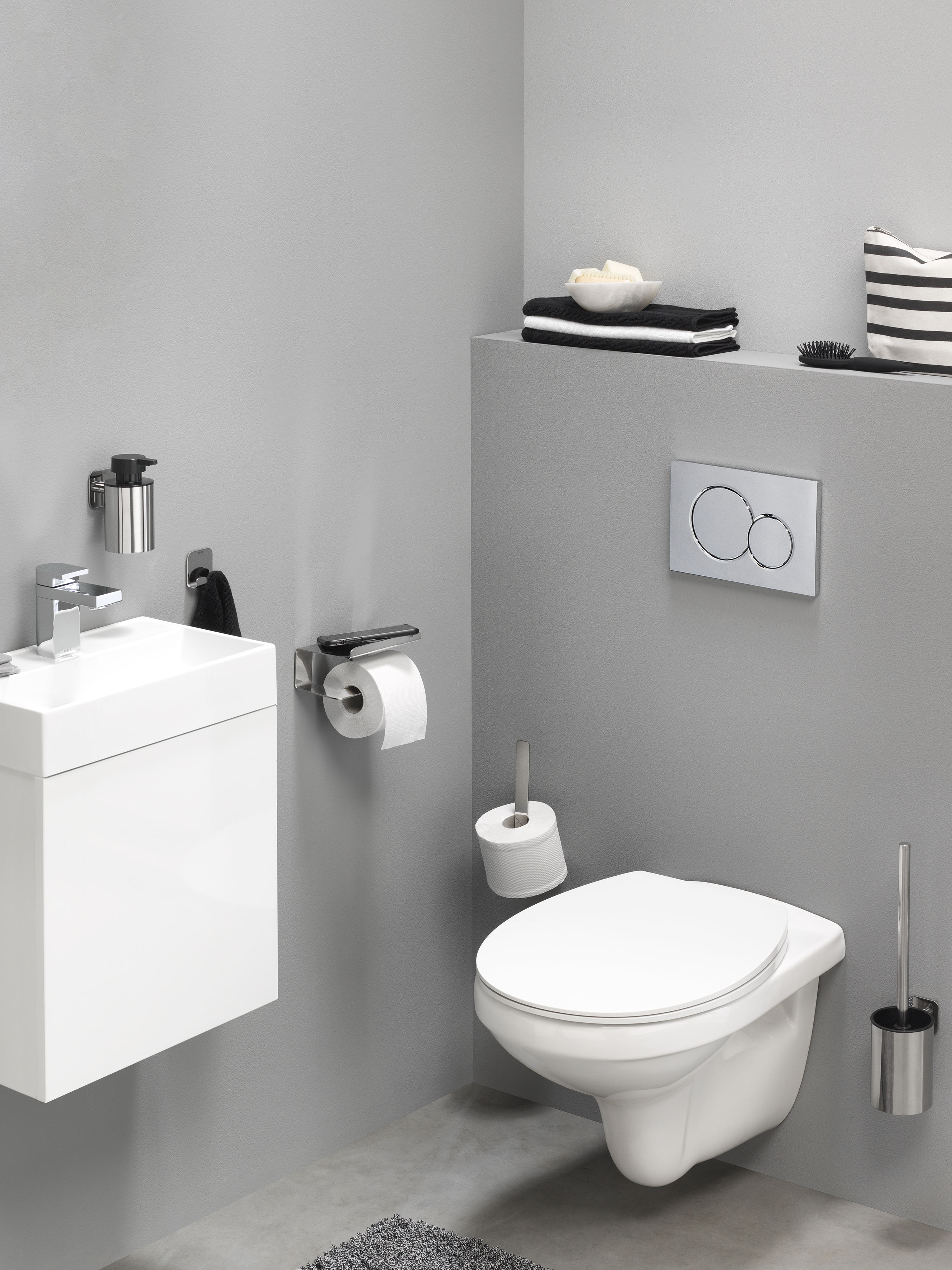 Uchwyt ścienny na papier toaletowy Colar Tiger - 2