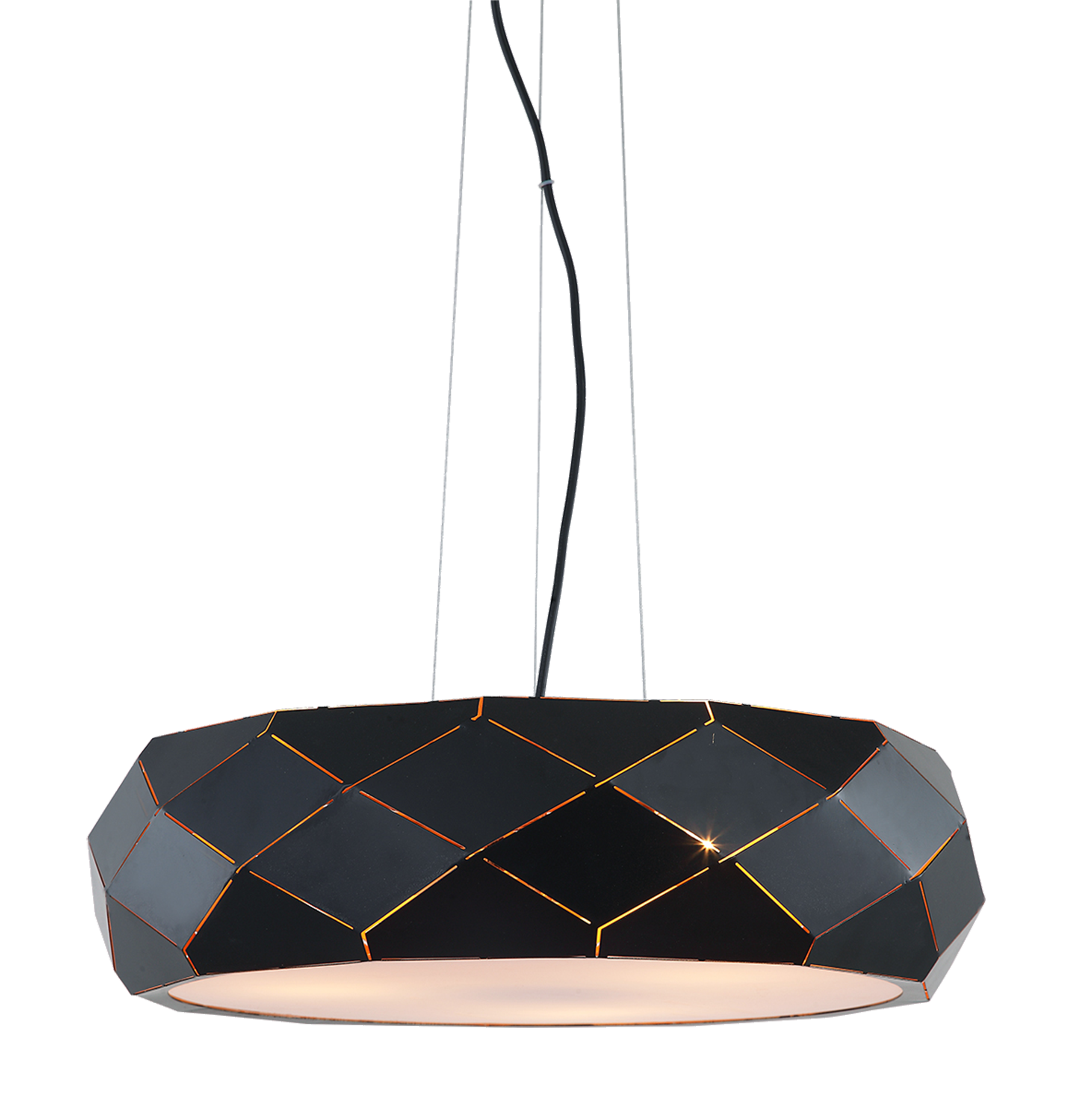 Lampa wisząca Reus czarna E27 Light Prestige