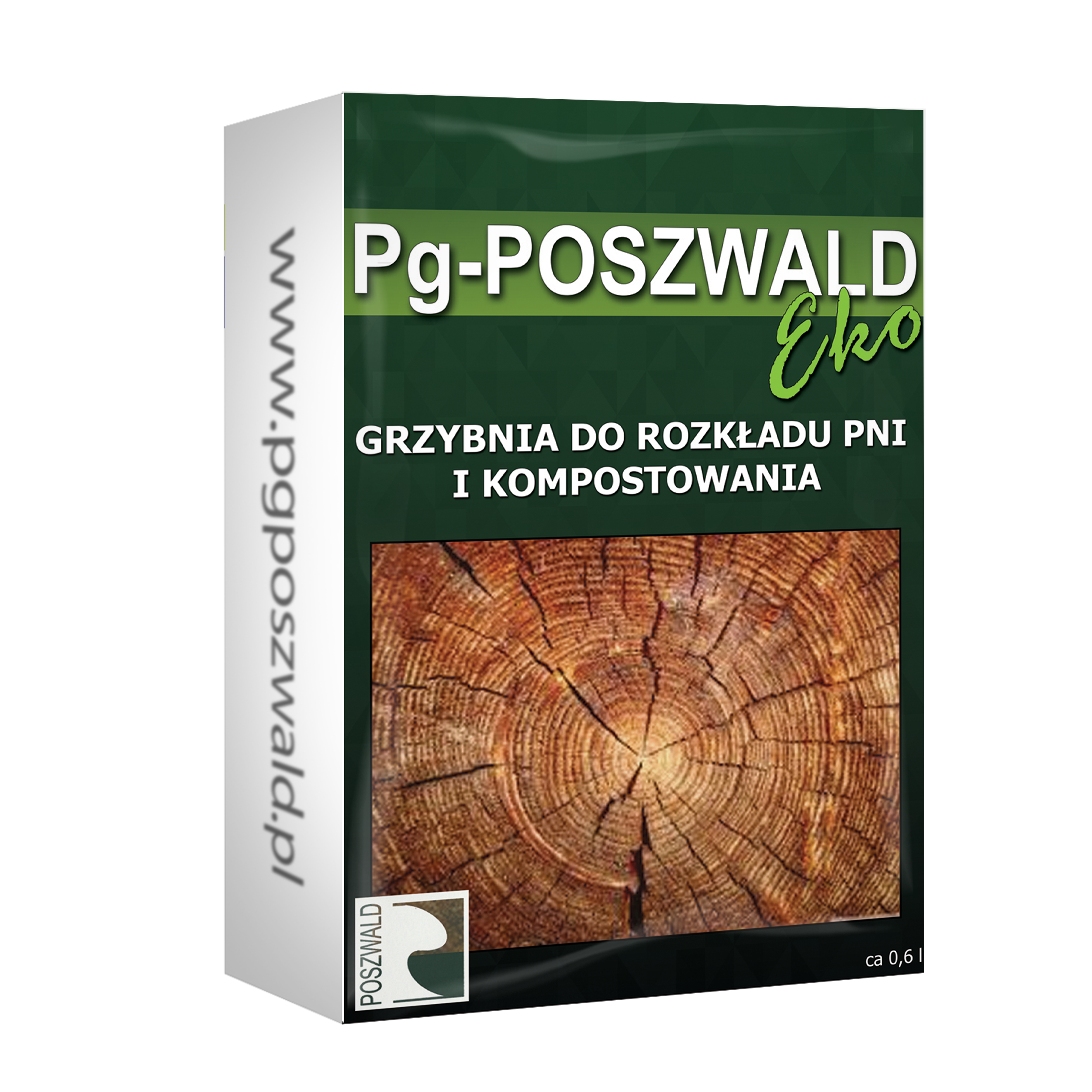 Grzybnia Eko do rozkładu pni i kompostowania 0.6l PG Poszwald