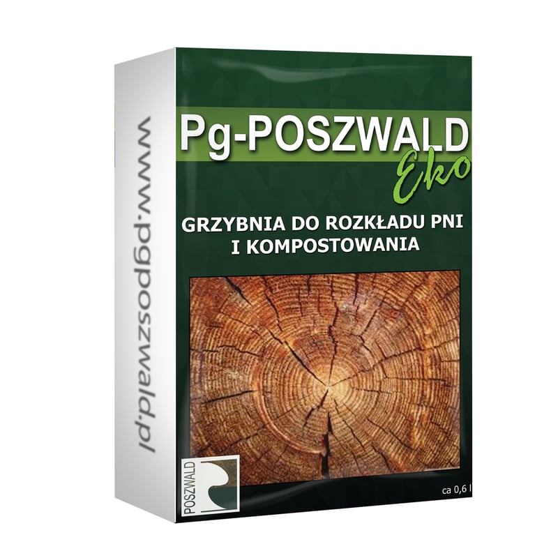 Grzybnia Eko do rozkładu pni i kompostowania 0.6l PG Poszwald