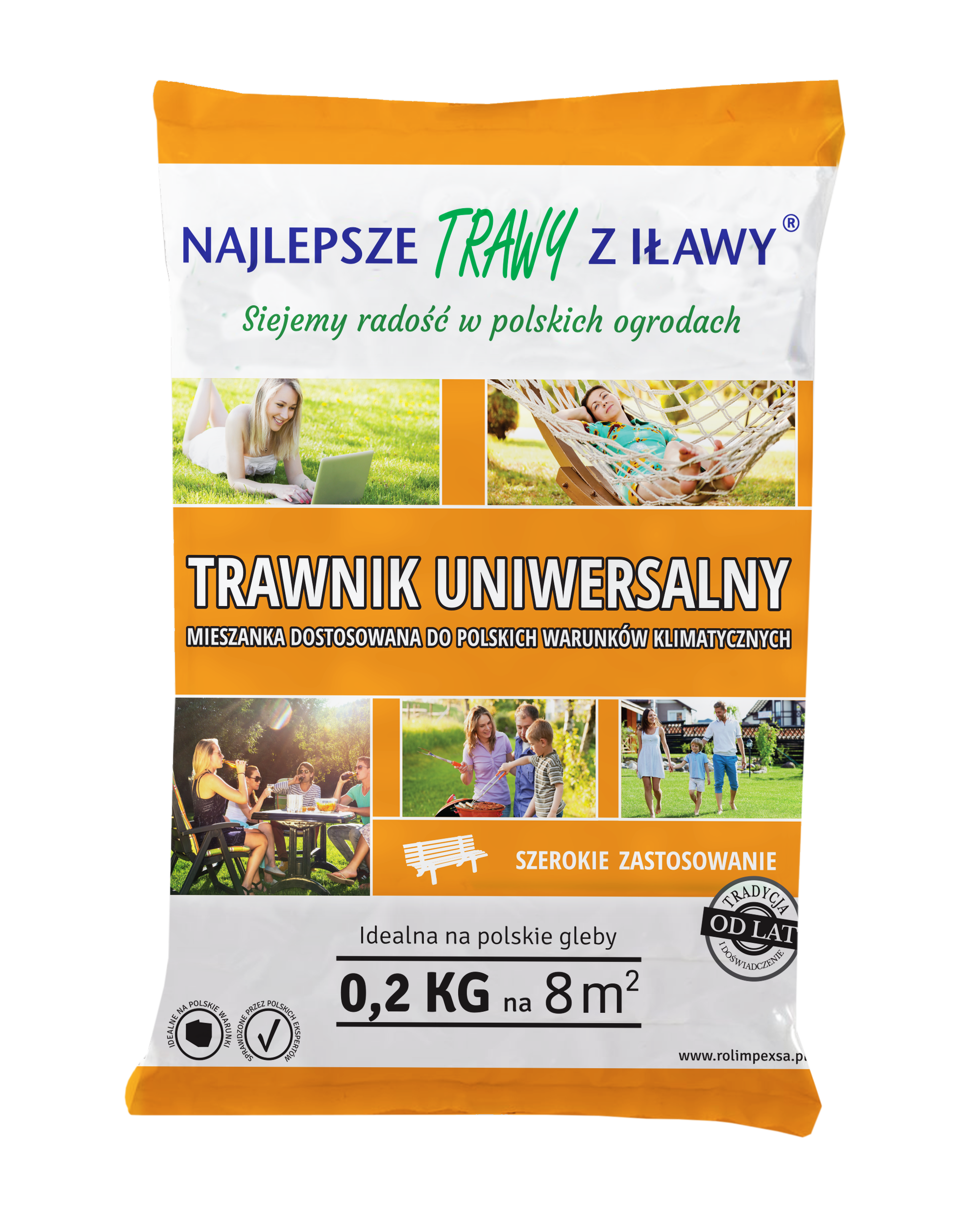 Nasiona trawy uniwersalnej 0.2kg Najlepsze trawy z Iławy