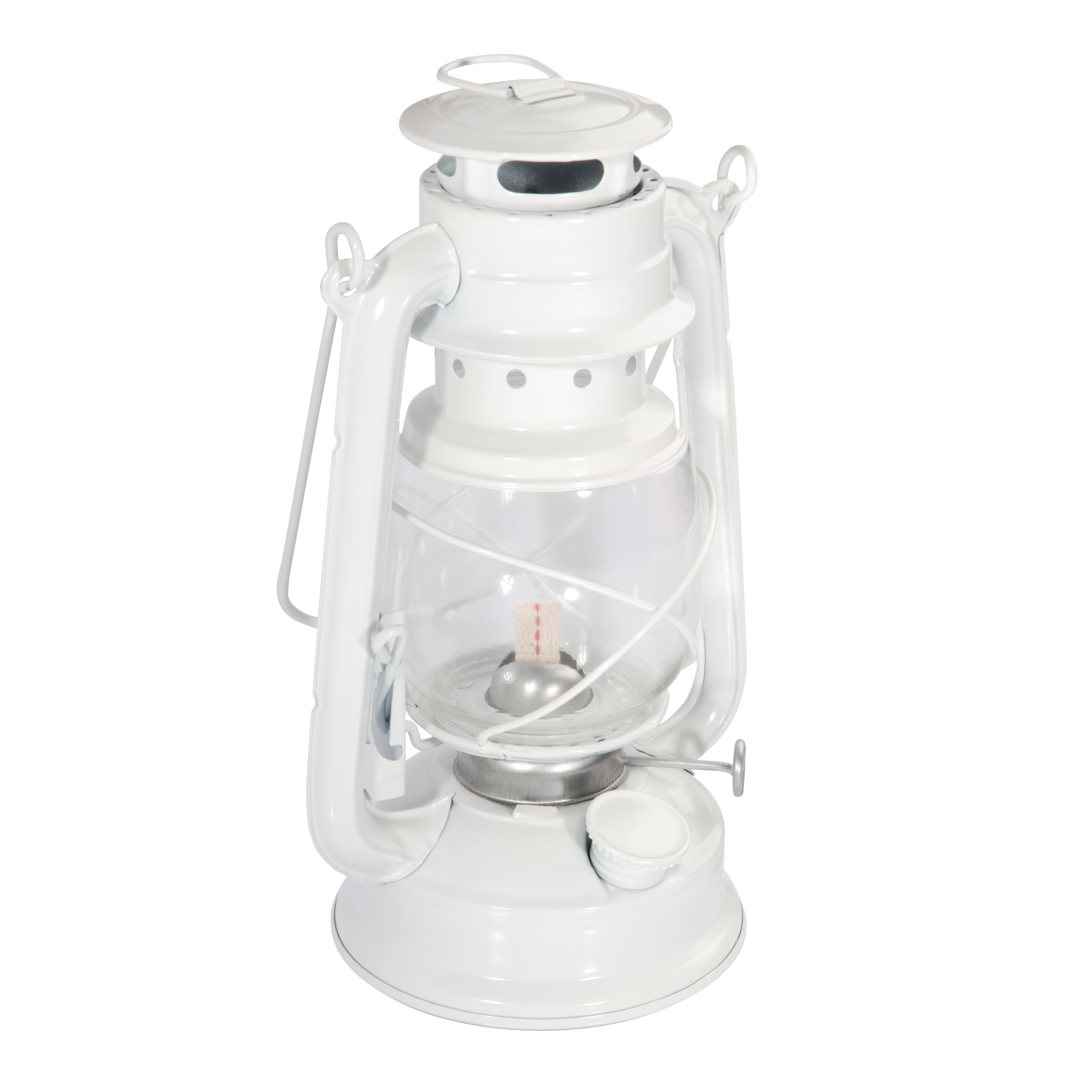 Lampa naftowa biała 24x14x11.5 cm - 2