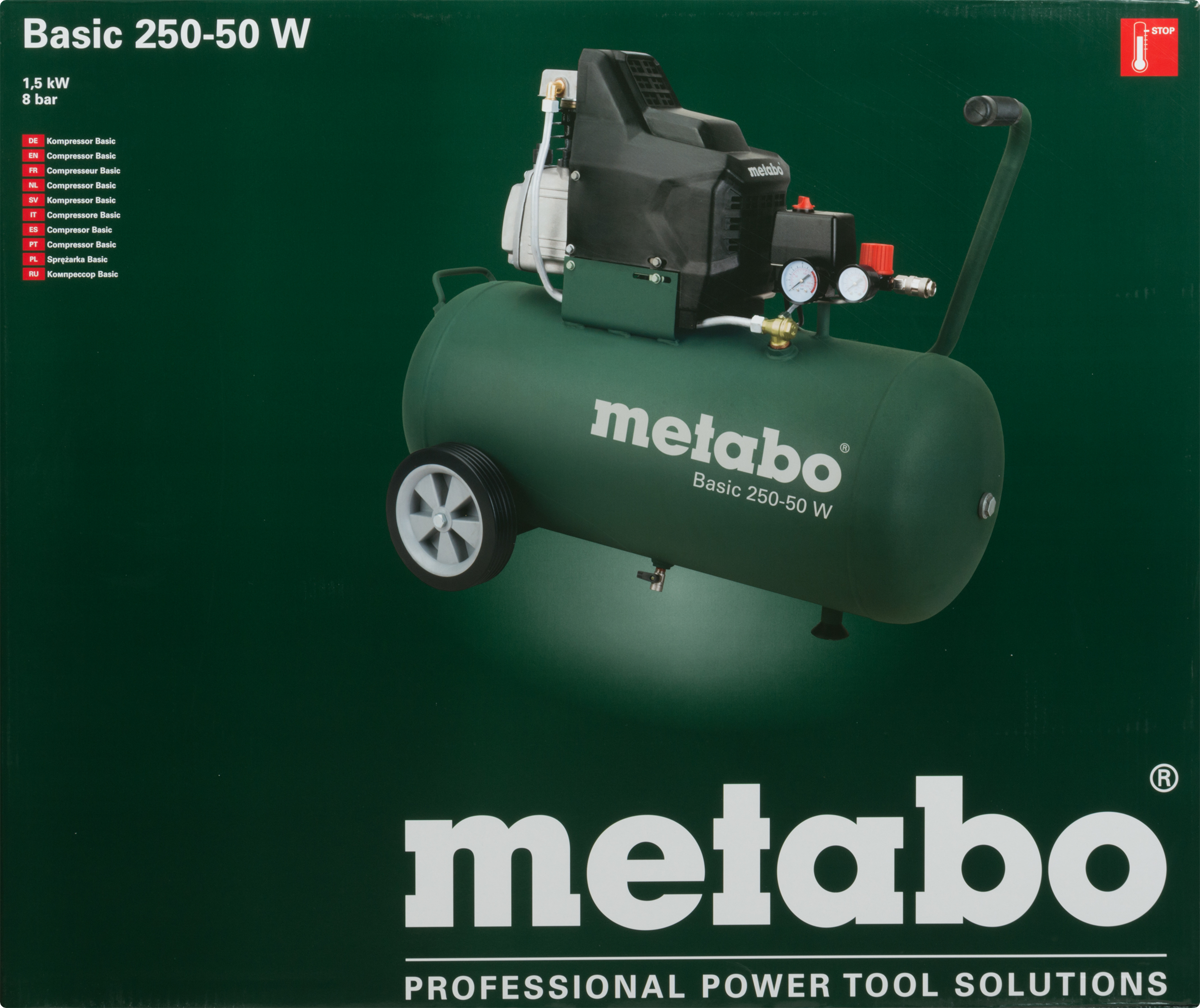 Kompresor olejowy METABO 50 l 8 bar BASIC 250-50 W - 3