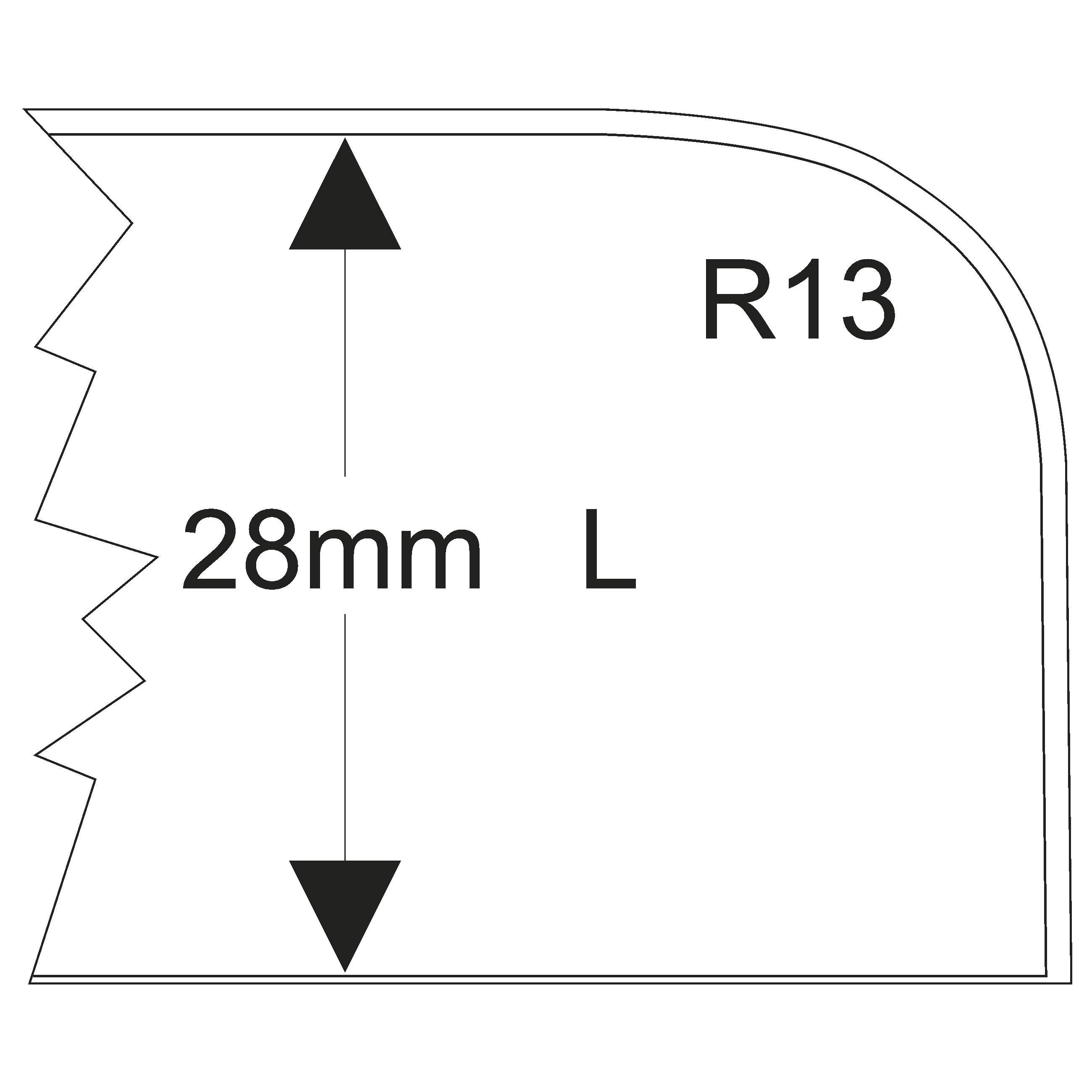 Blat kuchenny laminowany piasek antyczny 905L R13 2.8x60x305 cm - 3