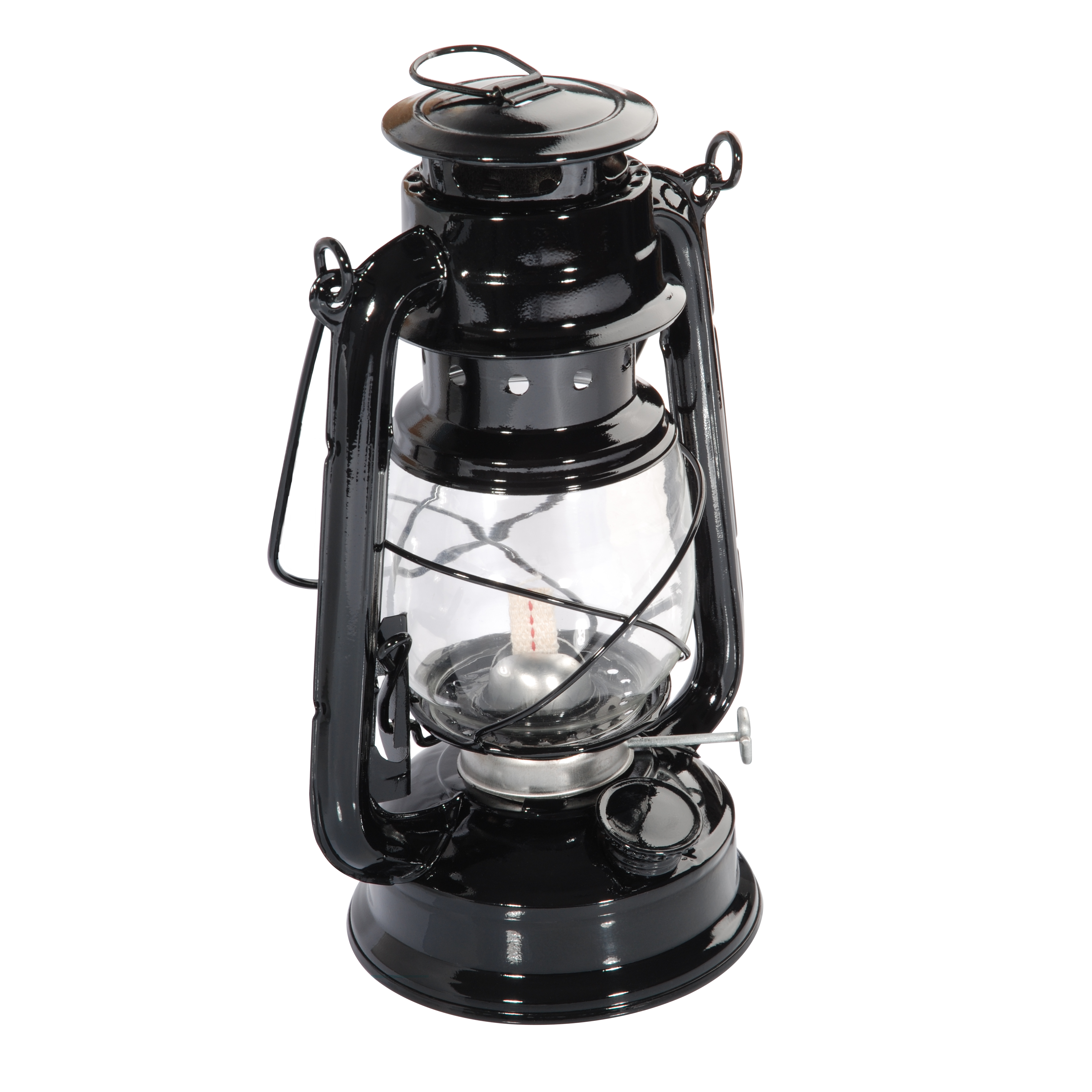 Lampa naftowa czarna 24 cm Metrox - 3