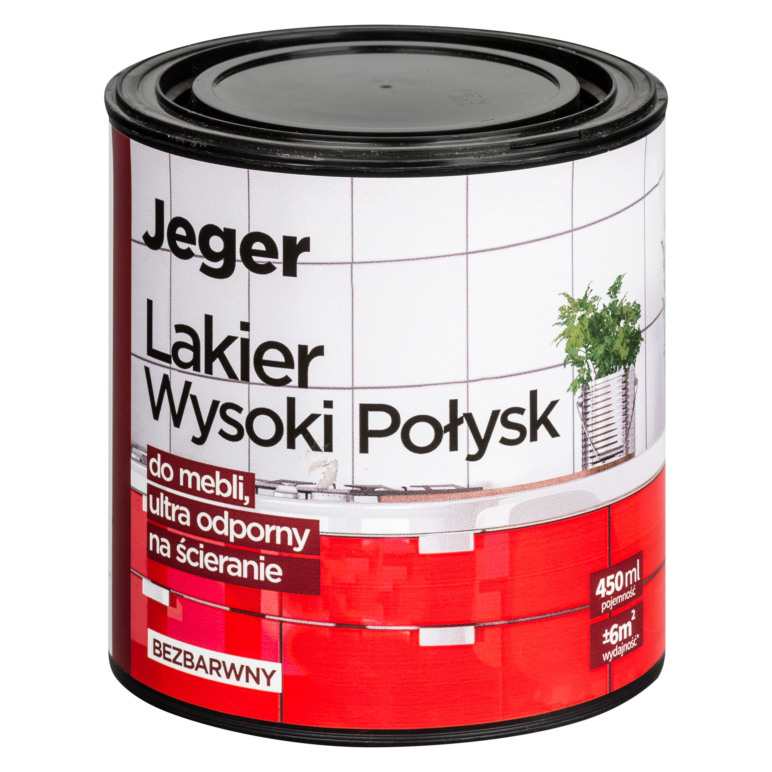 Lakier DO MEBLI 0.5 l Transparentny Połysk JEGER