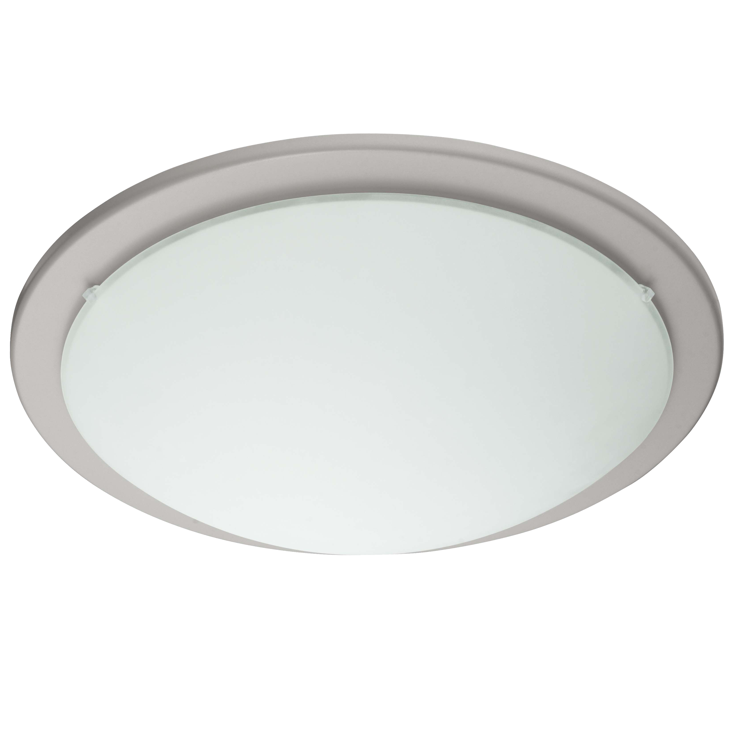 Plafon ICEBERG 37 cm szary okrągły 2 x E27 INSPIRE