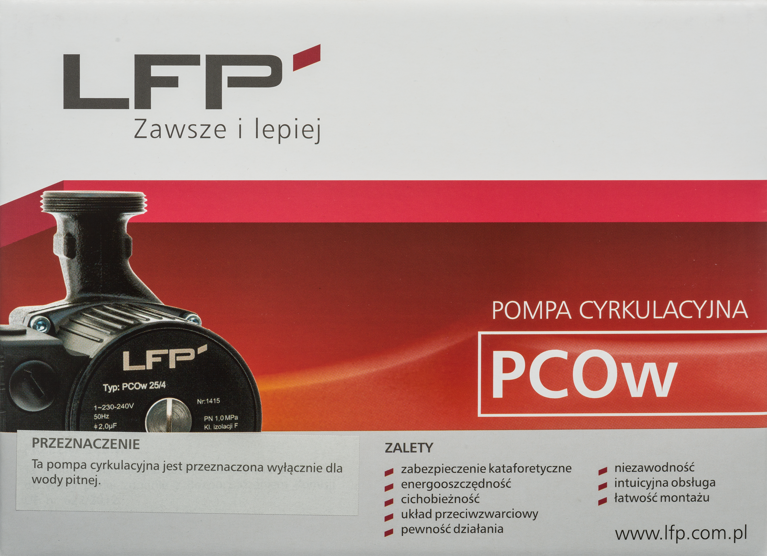 Pompa C.W.U. 25 / 40 PCOW LFP - 2