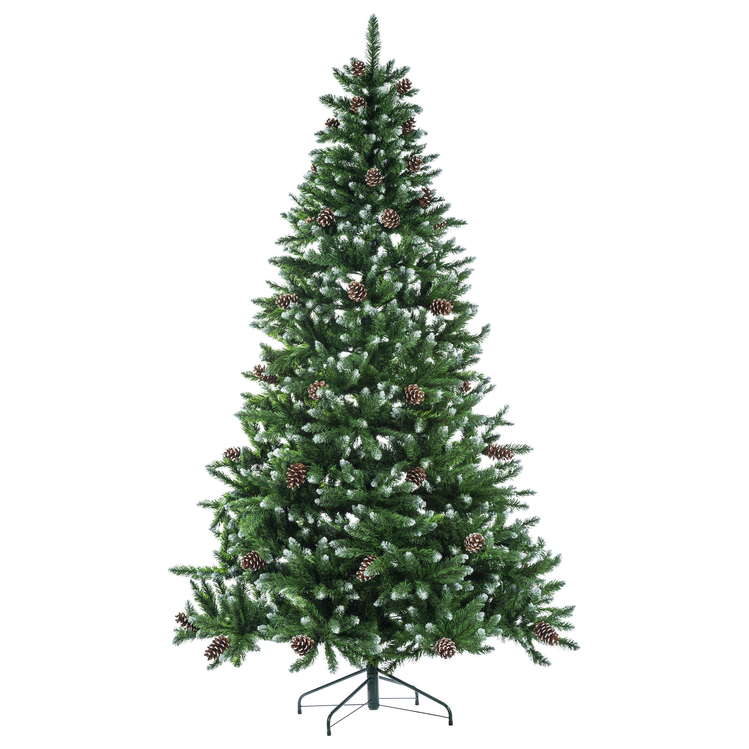 ジョニオ【29cm】JA 2 XMAS PE EP Choinka sztuczna Jodła Oslo 240 cm z szyszkami - Leroy Merlin