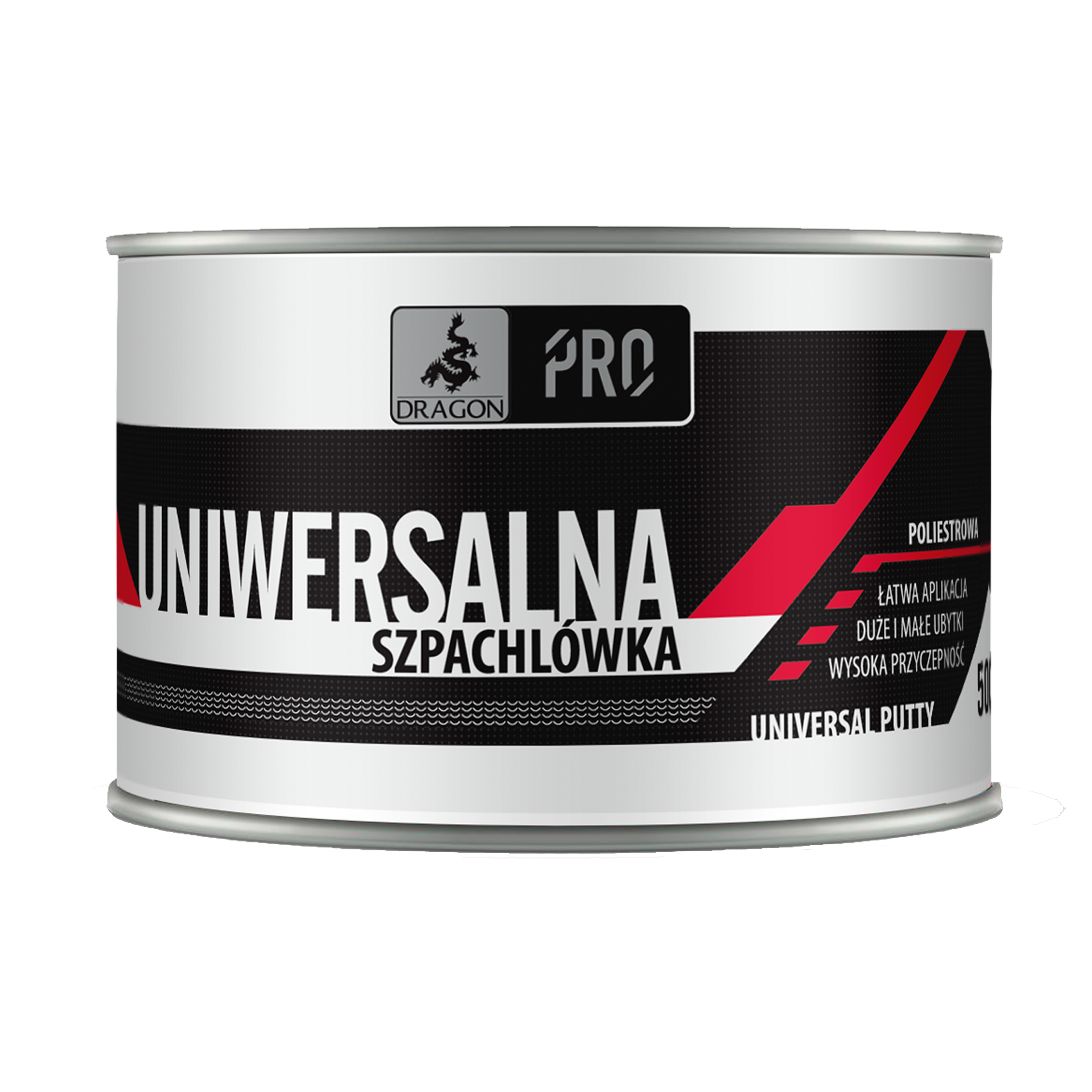 Szpachlówka poliestrowa uniwersalna 0.5 kg DRAGON PRO