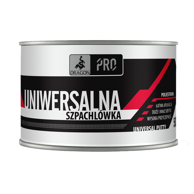 Szpachlówka poliestrowa uniwersalna 0.5 kg DRAGON PRO