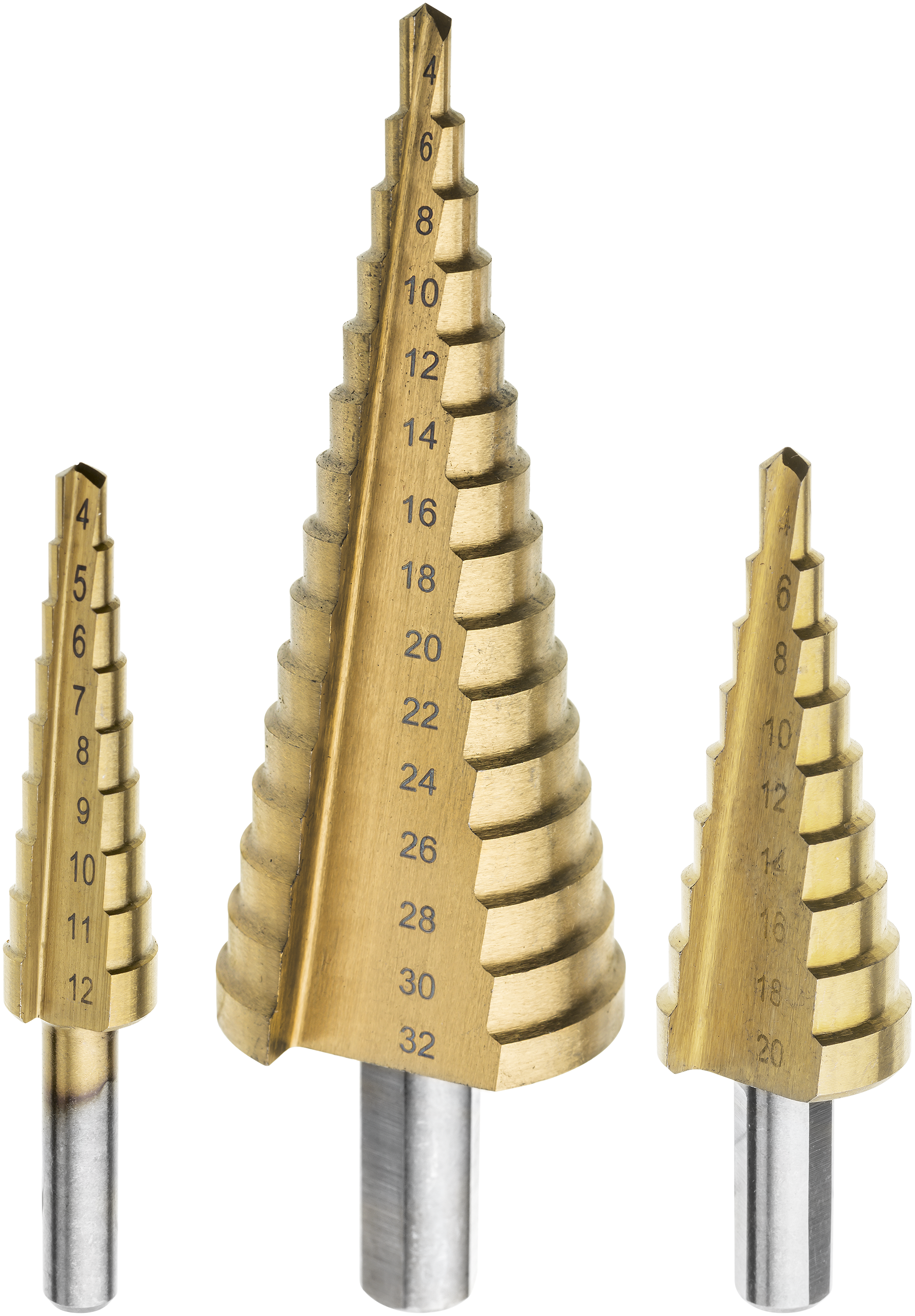 Zestaw wierteł stopniowych 4-32 mm 3 szt. CON-XSD-90432 CONDOR
