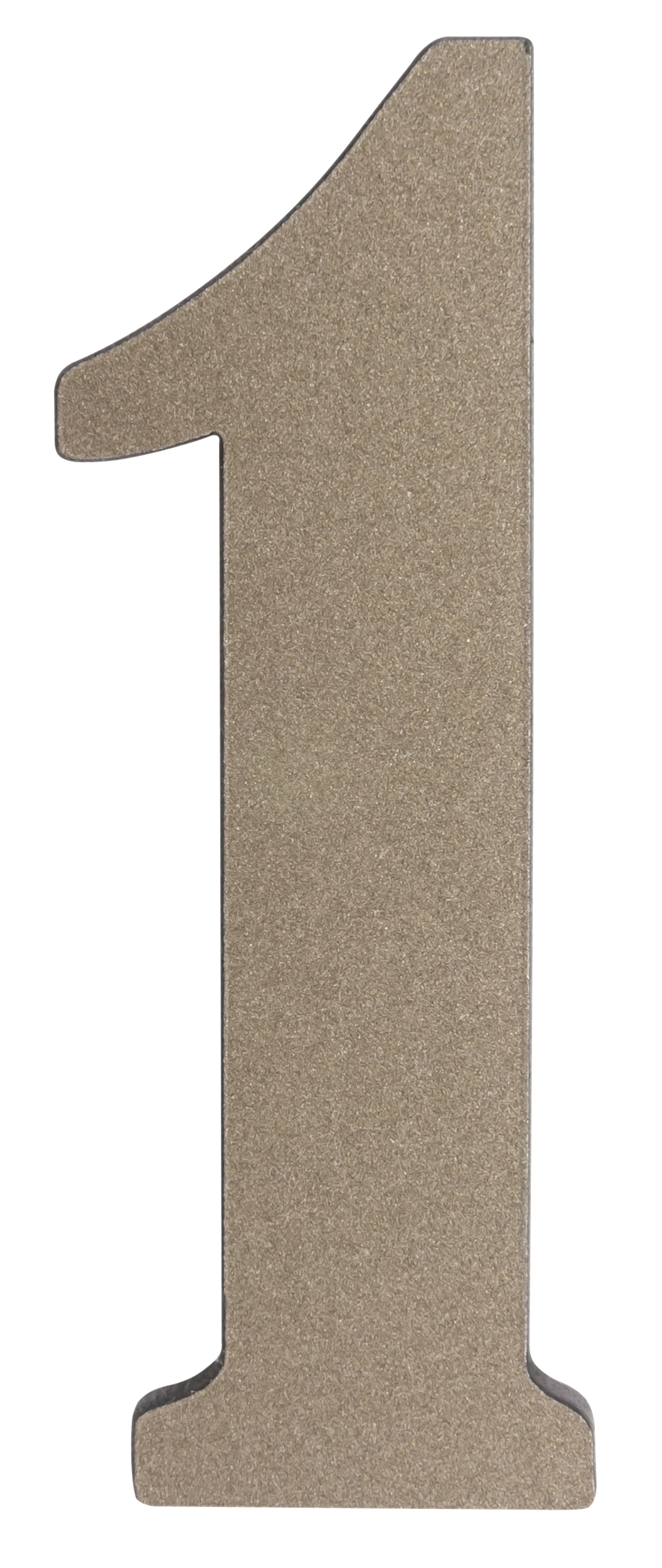 Cyfra 1 wys.5 cm plastikowa patynowa
