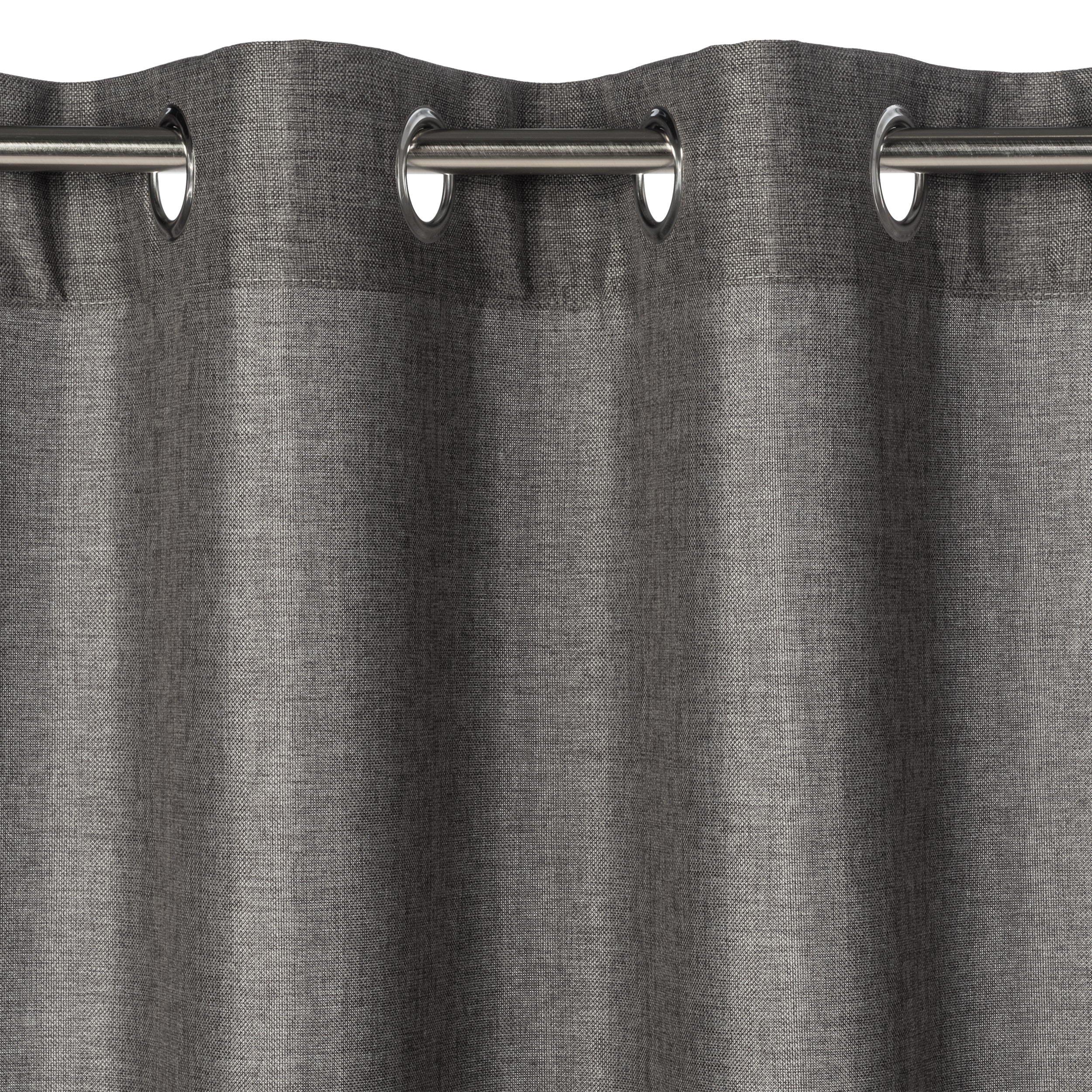 Tenda INSPIRE Looks grigio, lacci 140x280 cm - 6