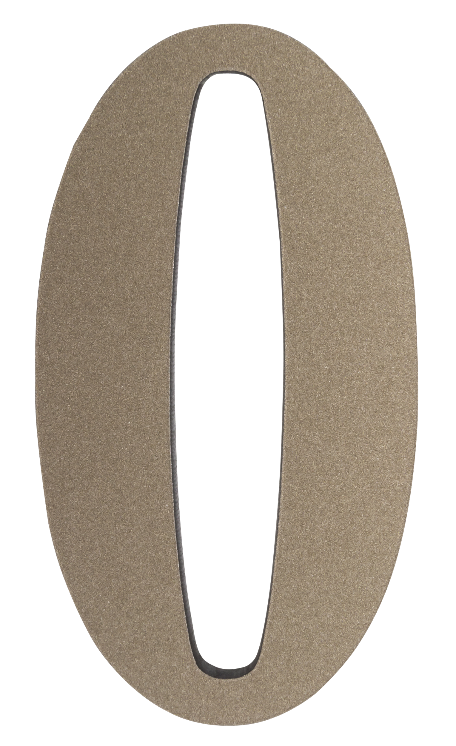 Cyfra 0 wys.5 cm plastikowa patynowa