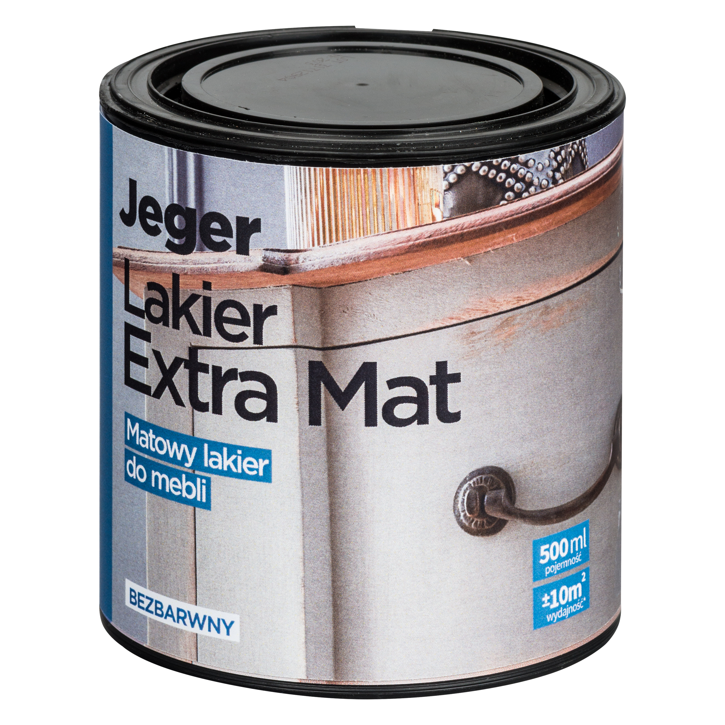 Lakier DO MEBLI 0.5 l Transparentny Mat JEGER