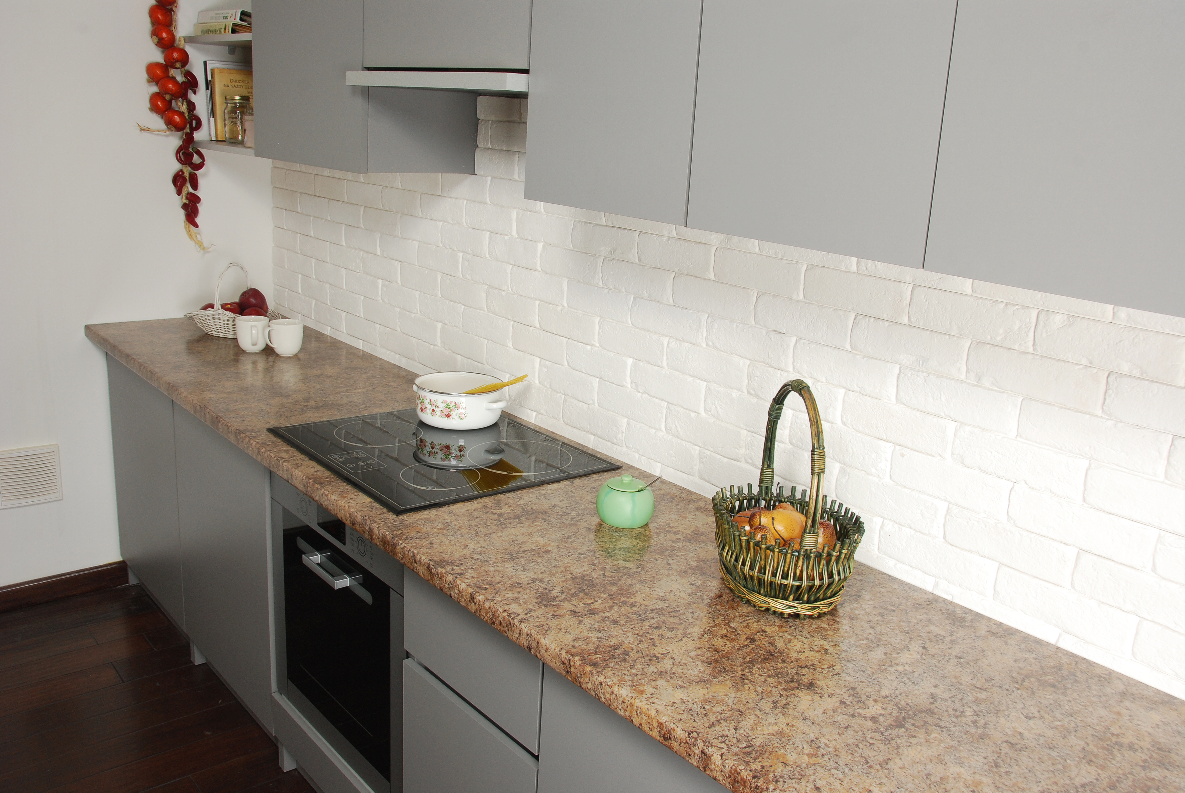 Blat kuchenny laminowany granit złoty 056S 62x360 cm Biuro Styl