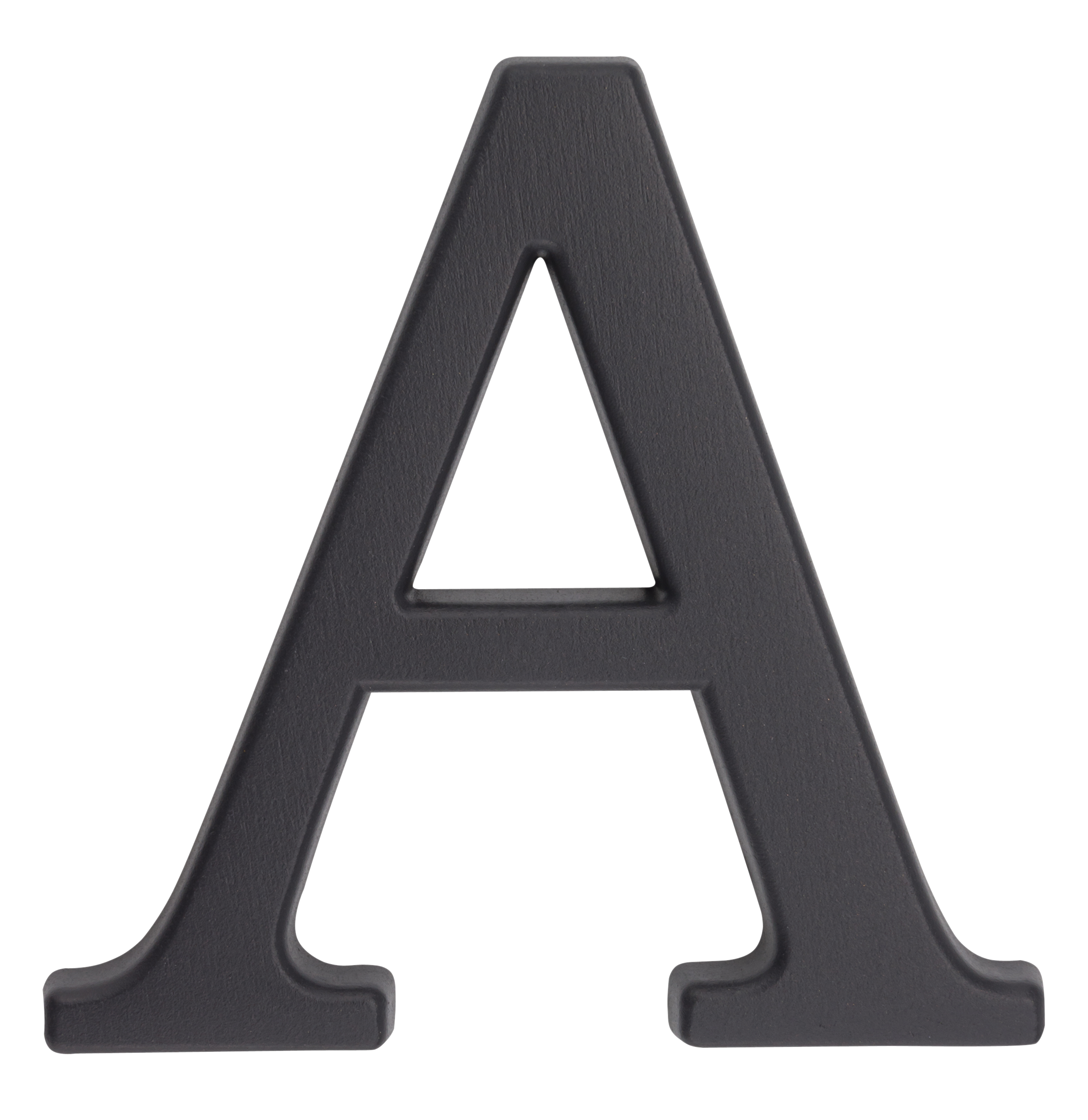 Litera A wys.10.5 cm aluminiowa grafitowa